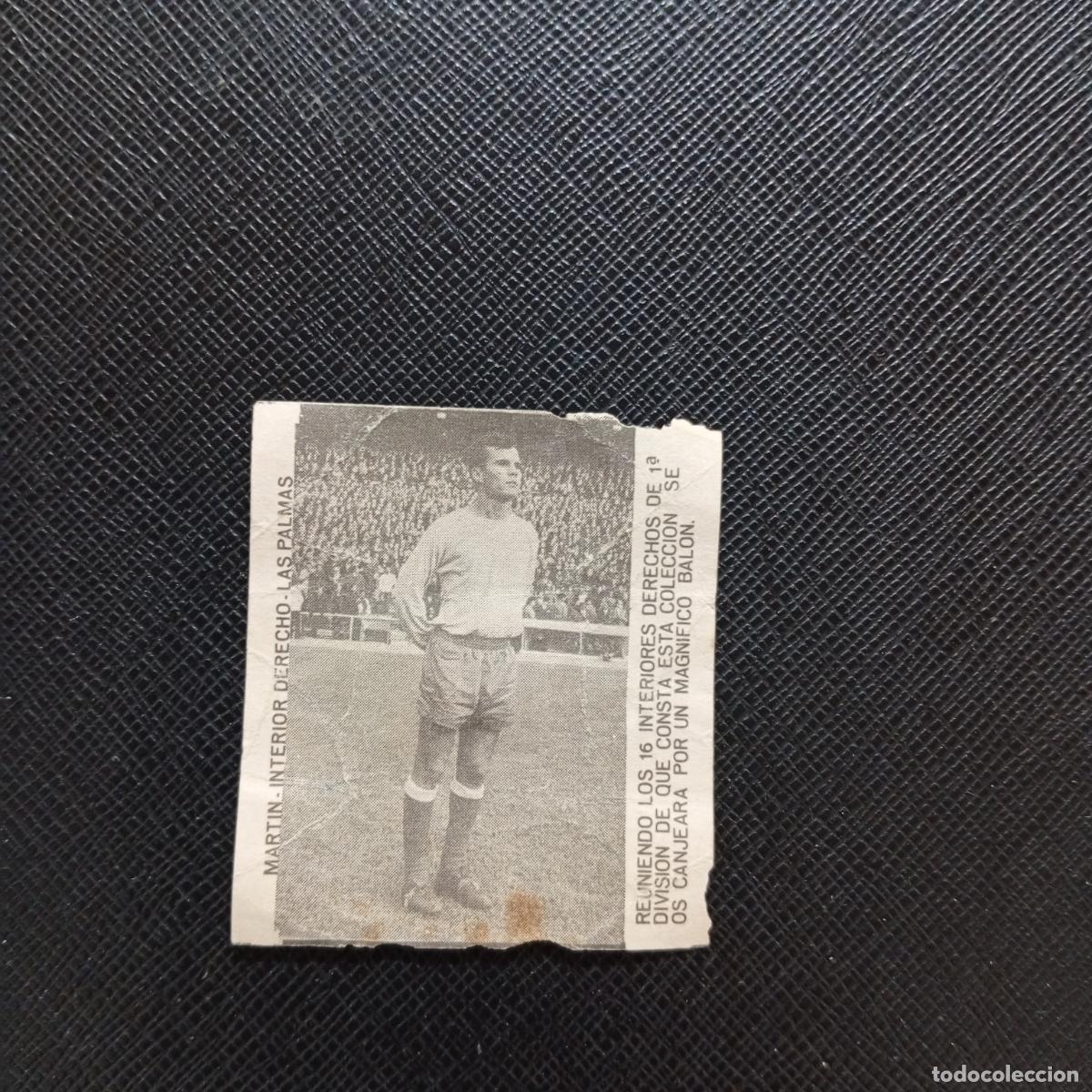 Cromos de F&uacute;tbol: MARTIN LAS PALMAS CARAMELOS RAMOS 1965 1966 CROMO FUTBOL 65 66 LIGA - A206 PG46