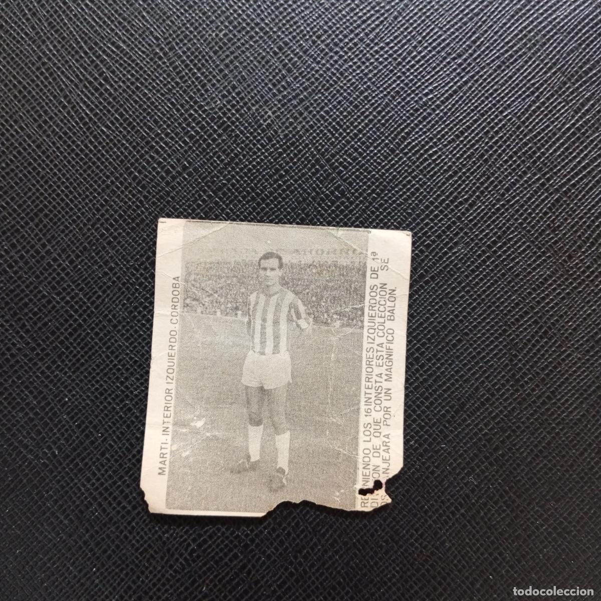 Cromos de F&uacute;tbol: MARTI CORDOBA CARAMELOS RAMOS 1965 1966 CROMO FUTBOL 65 66 LIGA - A206 PG46