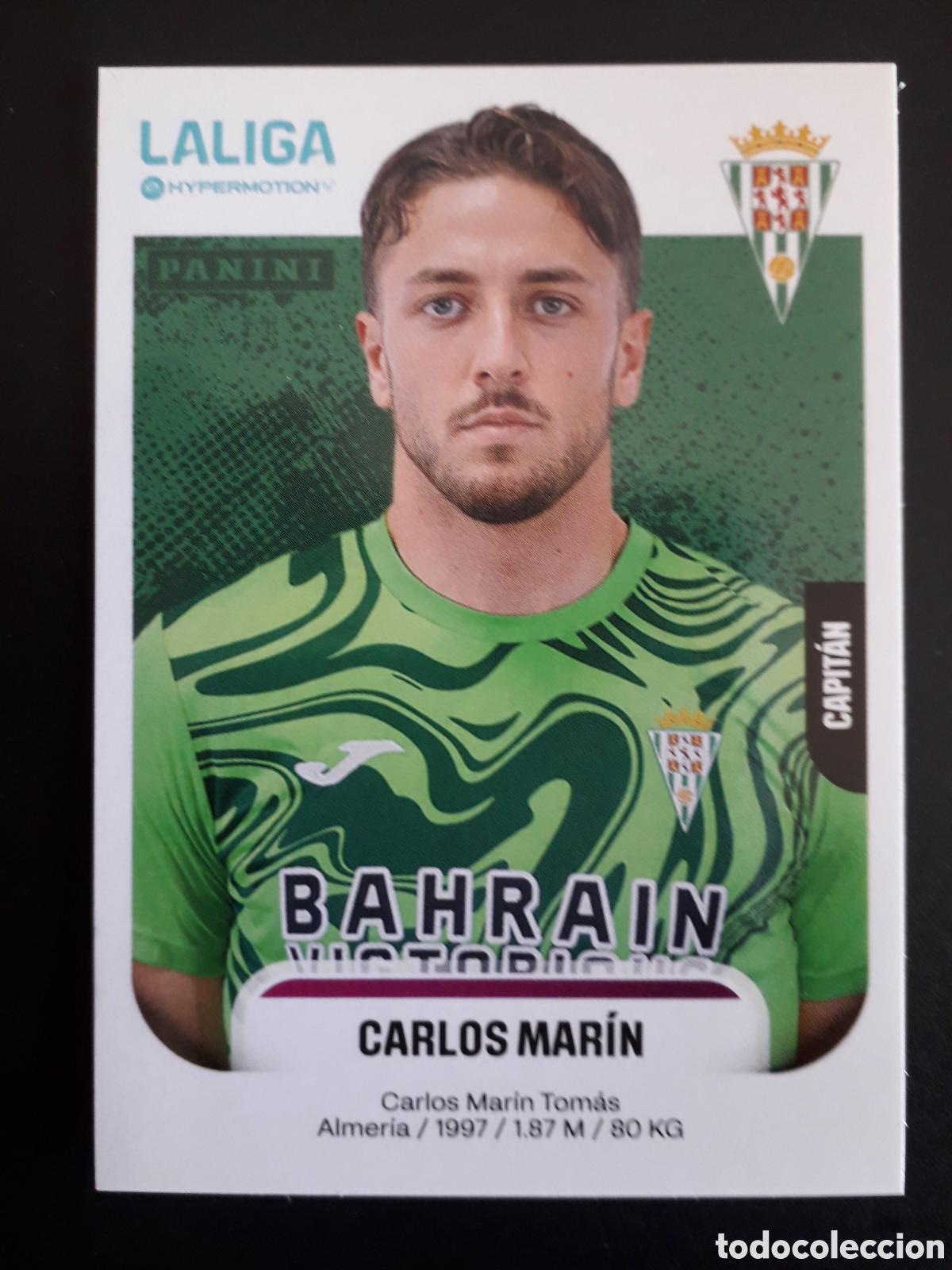 Cromos de F&uacute;tbol: CARLOS MAR&Iacute;N C&Oacute;RDOBA N&deg; 137 LALIGA HYPERMOTION 25 26 2025 2026 PANINI SIN PEGAR PEDIDO M&Iacute;NIMO 3&euro;