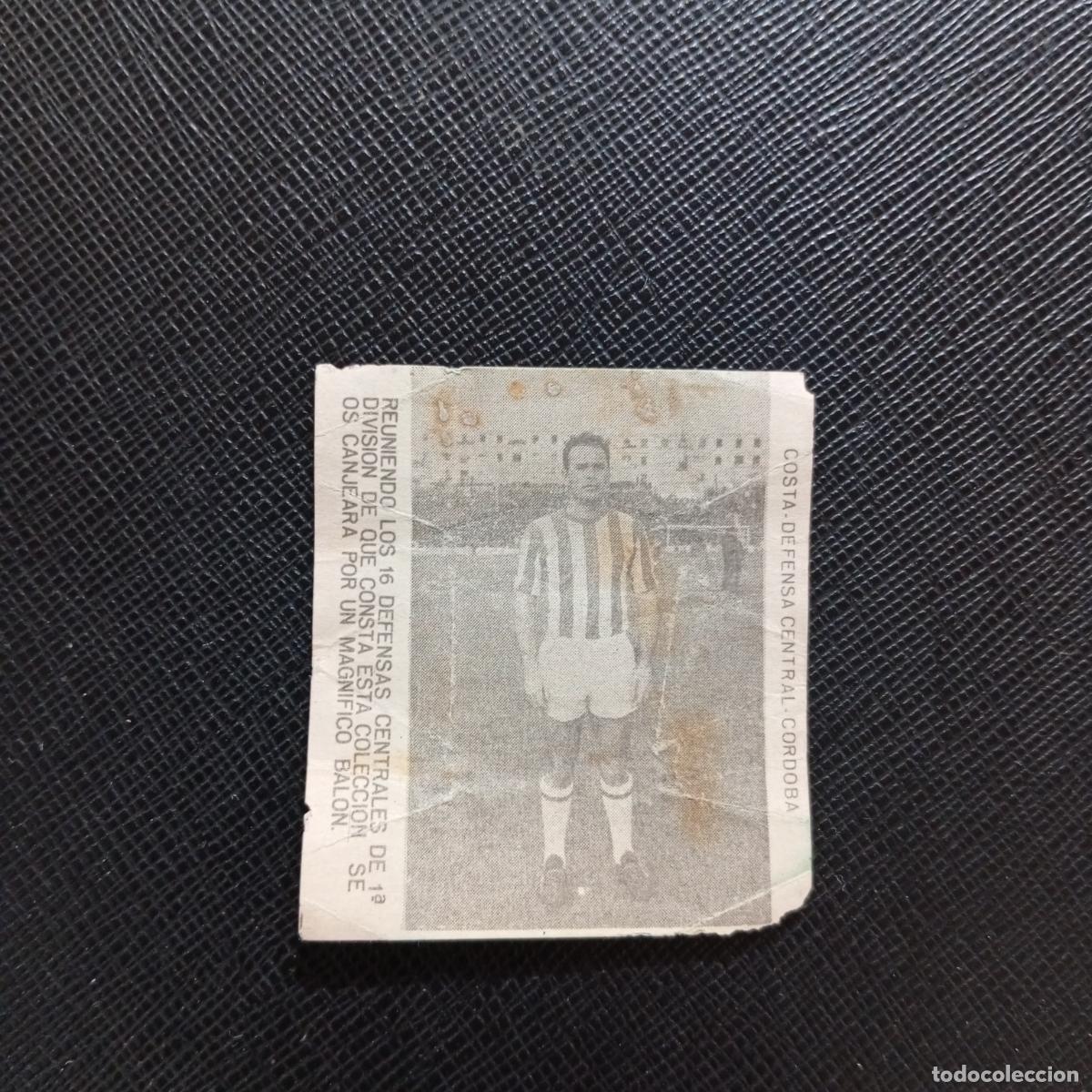 Cromos de F&uacute;tbol: COSTA CORDOBA CARAMELOS RAMOS 1965 1966 CROMO FUTBOL 65 66 LIGA - A206 PG48