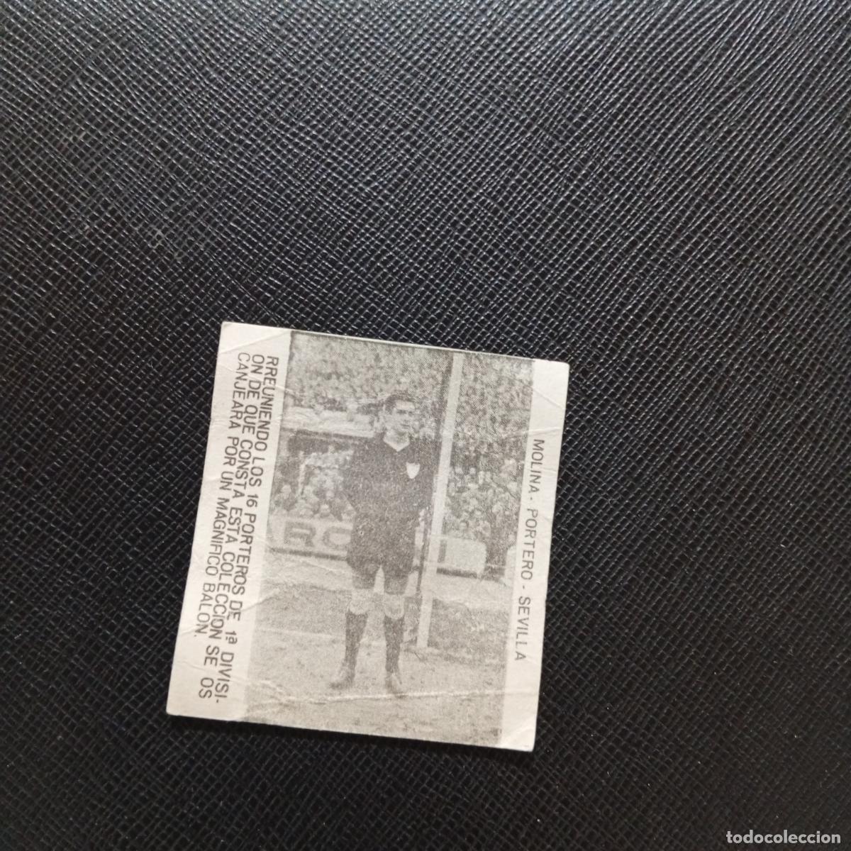 Cromos de F&uacute;tbol: MOLINA SEVILLA CARAMELOS RAMOS 1965 1966 CROMO FUTBOL 65 66 LIGA - A206 PG49