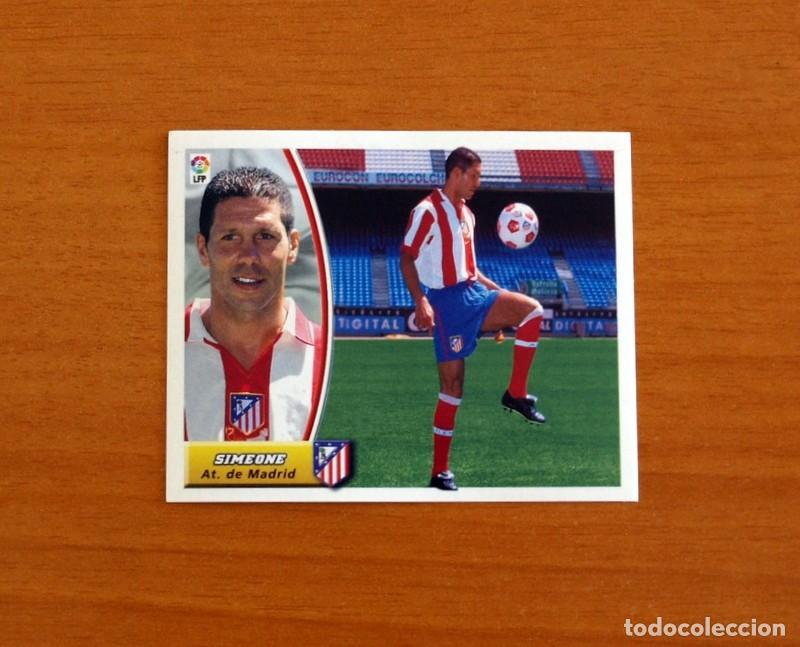 Figurine di Calcio: Atl&eacute;tico Madrid - Simeone - Ediciones Este Liga 2003-2004, 03-04 - Nunca Pegado