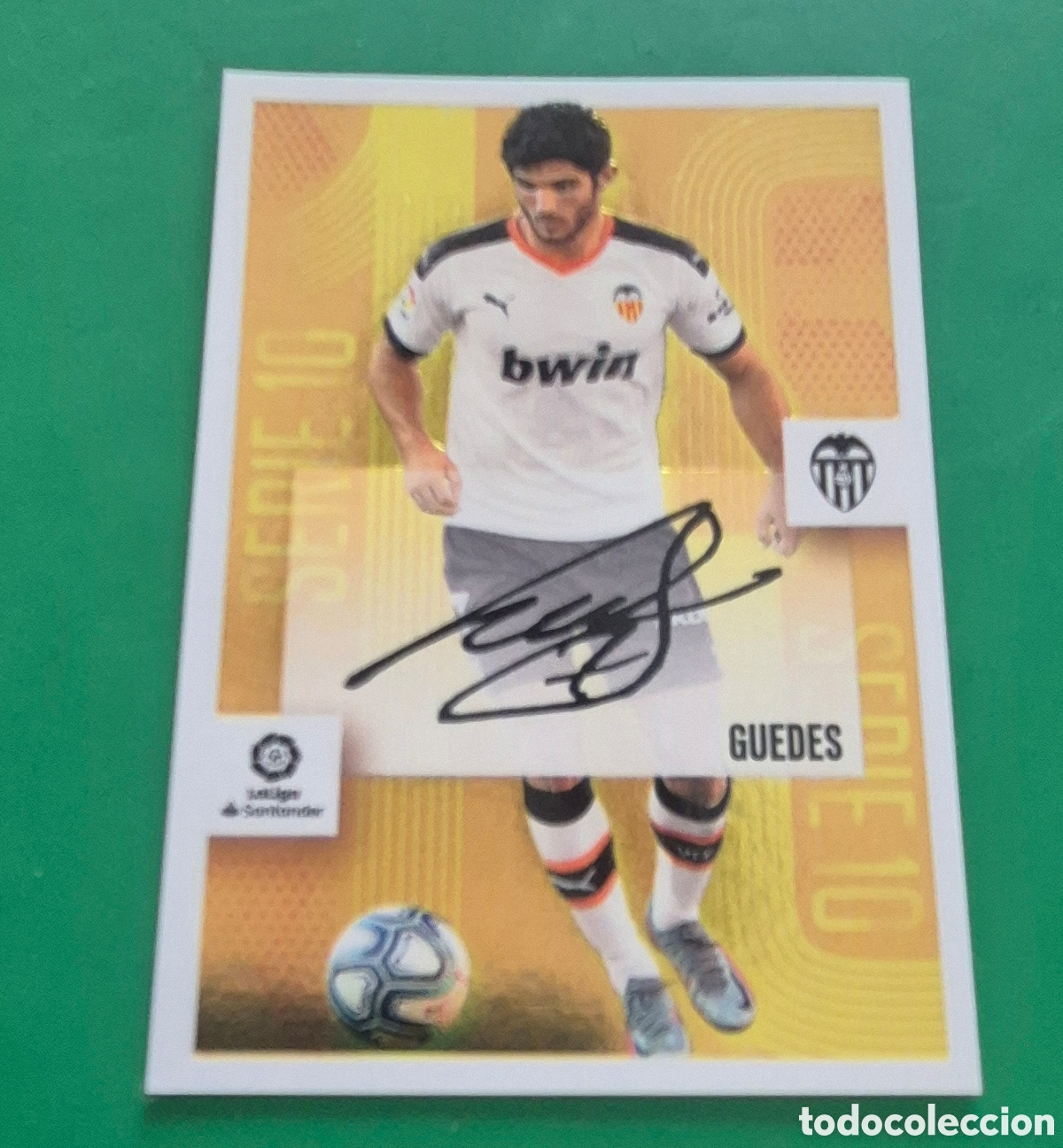 Figurine di Calcio: GUEDES VALENCIA CLUB DE FUTBOL SERIE 10 LIGA ESTE 2020/21 20 21 NUNCA PEGADO SIN PEGAR