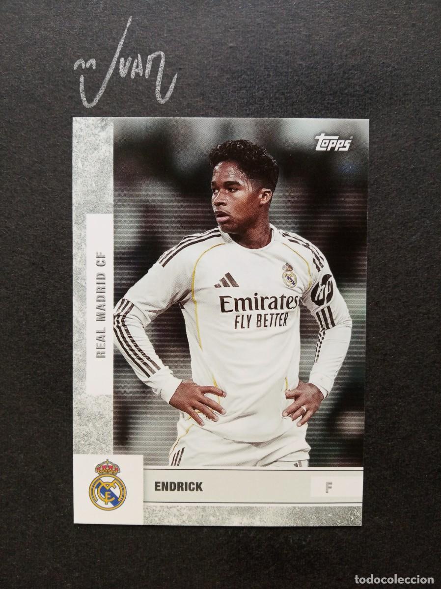 Figurine di Calcio: N&ordm; 18 ENDRICK REAL MADRID BRASIL ⚽ TOPPS &reg; TEAM SET 2025 2026 25 26 NUEVO