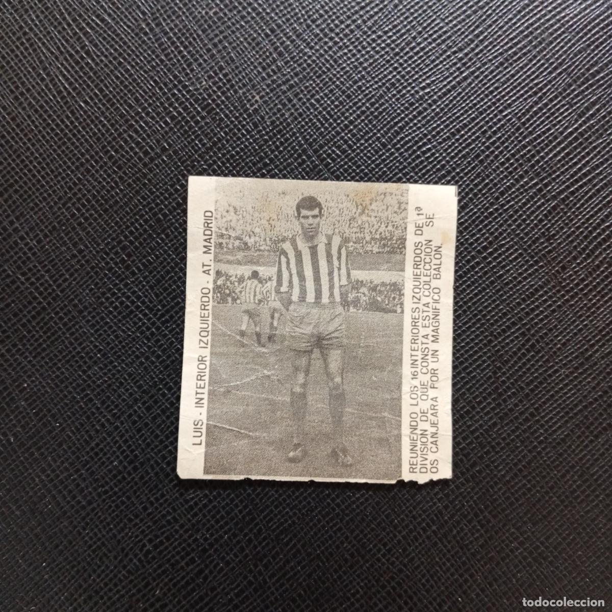 Figurine di Calcio: LUSI ARAGONES AT MADRID CARAMELOS RAMOS 1965 1966 CROMO FUTBOL 65 66 LIGA - A206 PG51