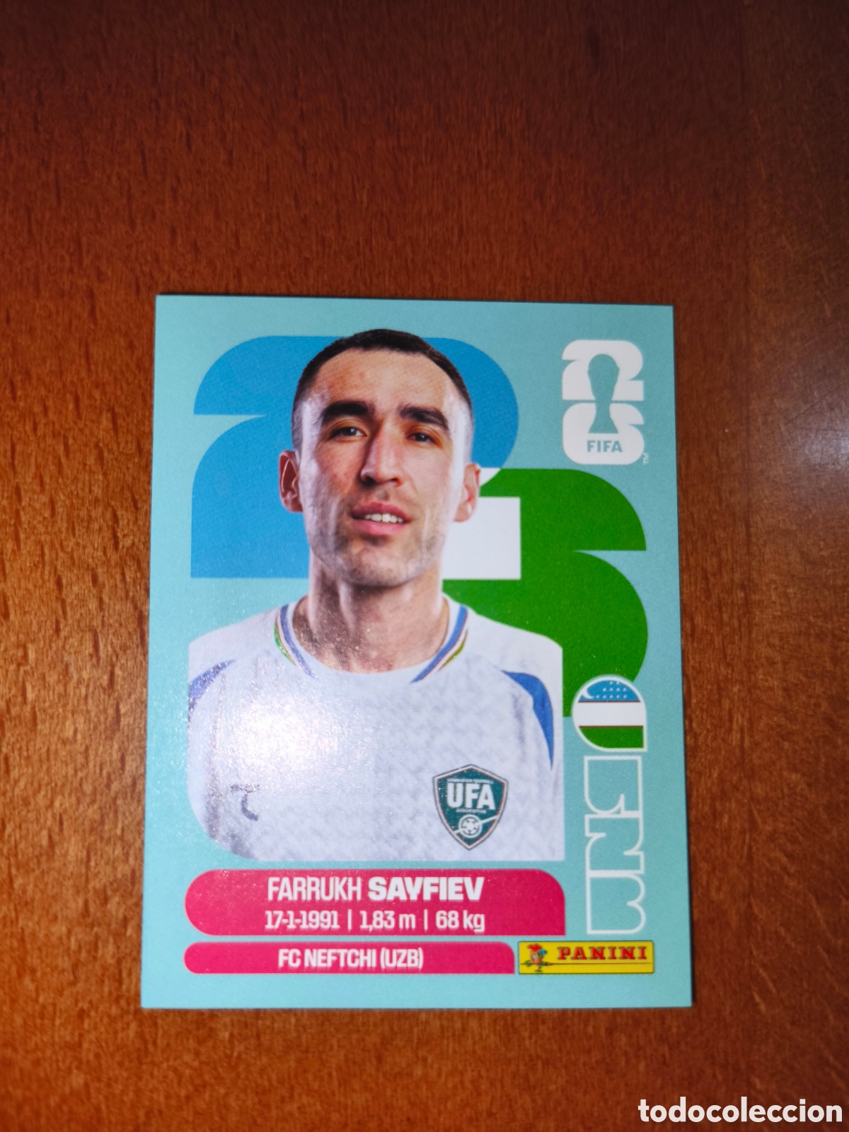 Figurine di Calcio: UZB3 Farrukh Sayfiev Fifa World Cup 2026 Uzbekist&aacute;n