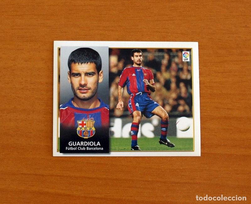 Figurine di Calcio: Barcelona - Guardiola - Ediciones Este Liga 1998-1999, 98-99 - Nunca Pegado