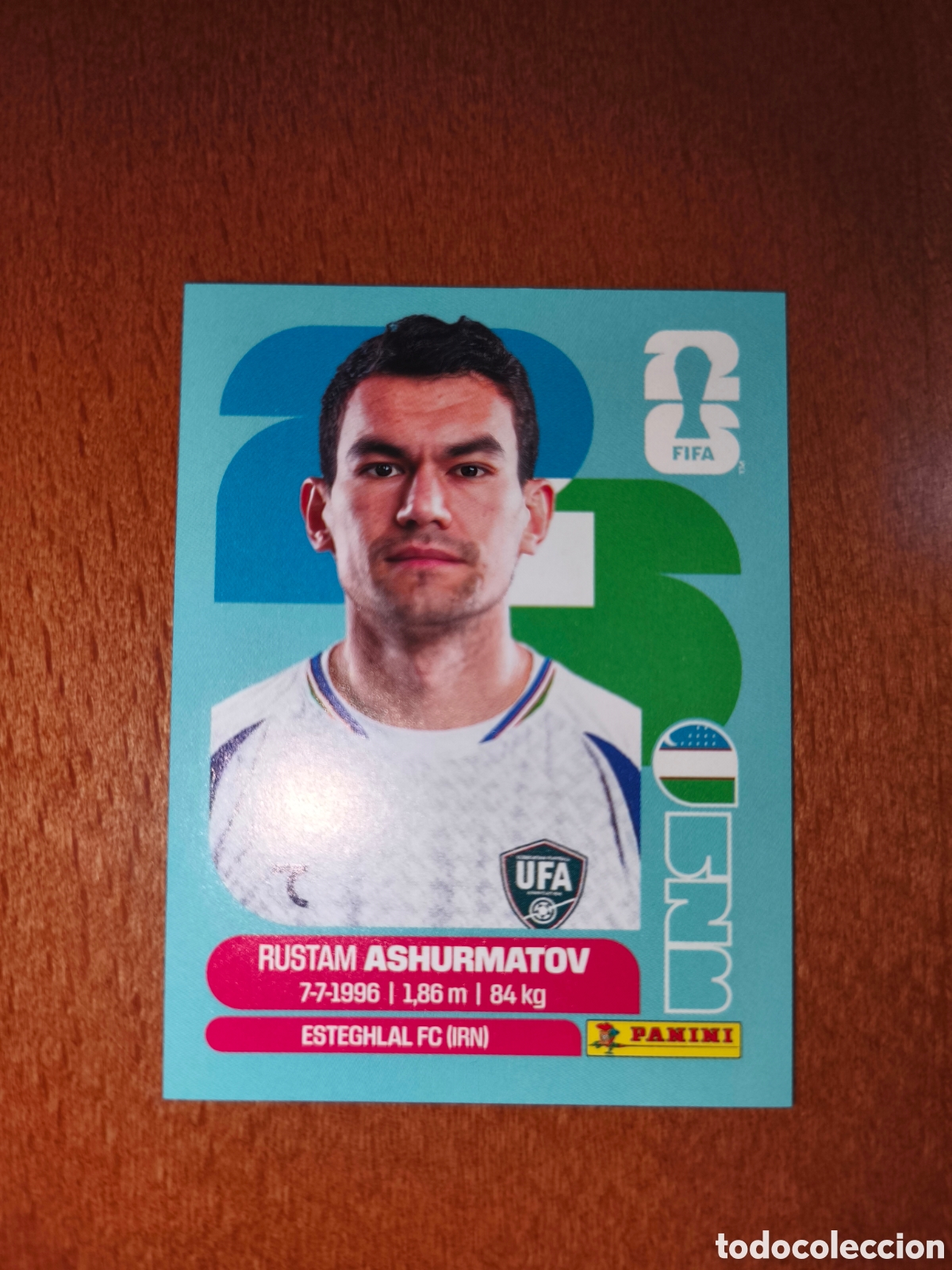 Figurine di Calcio: UZB7 Rustam Ashurmatov Fifa World Cup 2026 Uzbekist&aacute;n