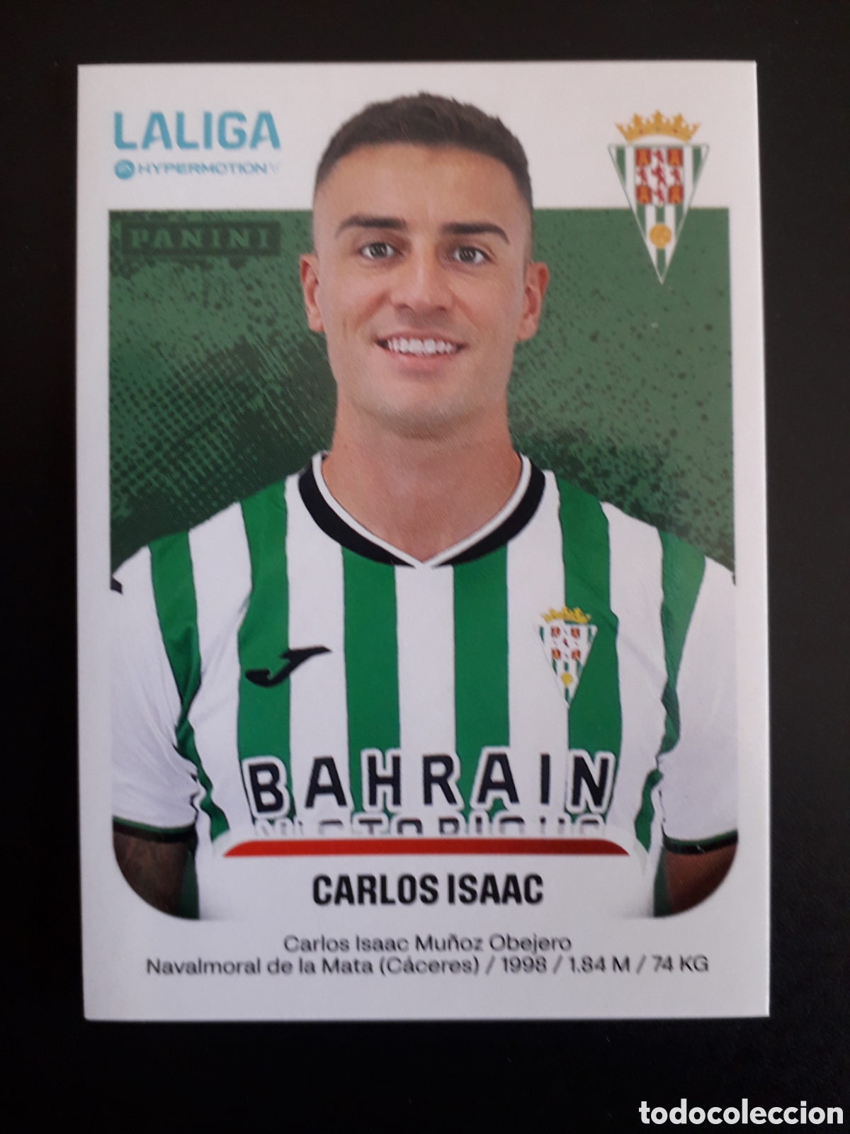 Figurine di Calcio: CARLOS ISAAC C&Oacute;RDOBA N&deg; 139 LALIGA HYPERMOTION 25 26 2025 2026 PANINI SIN PEGAR PEDIDO M&Iacute;NIMO 3&euro;