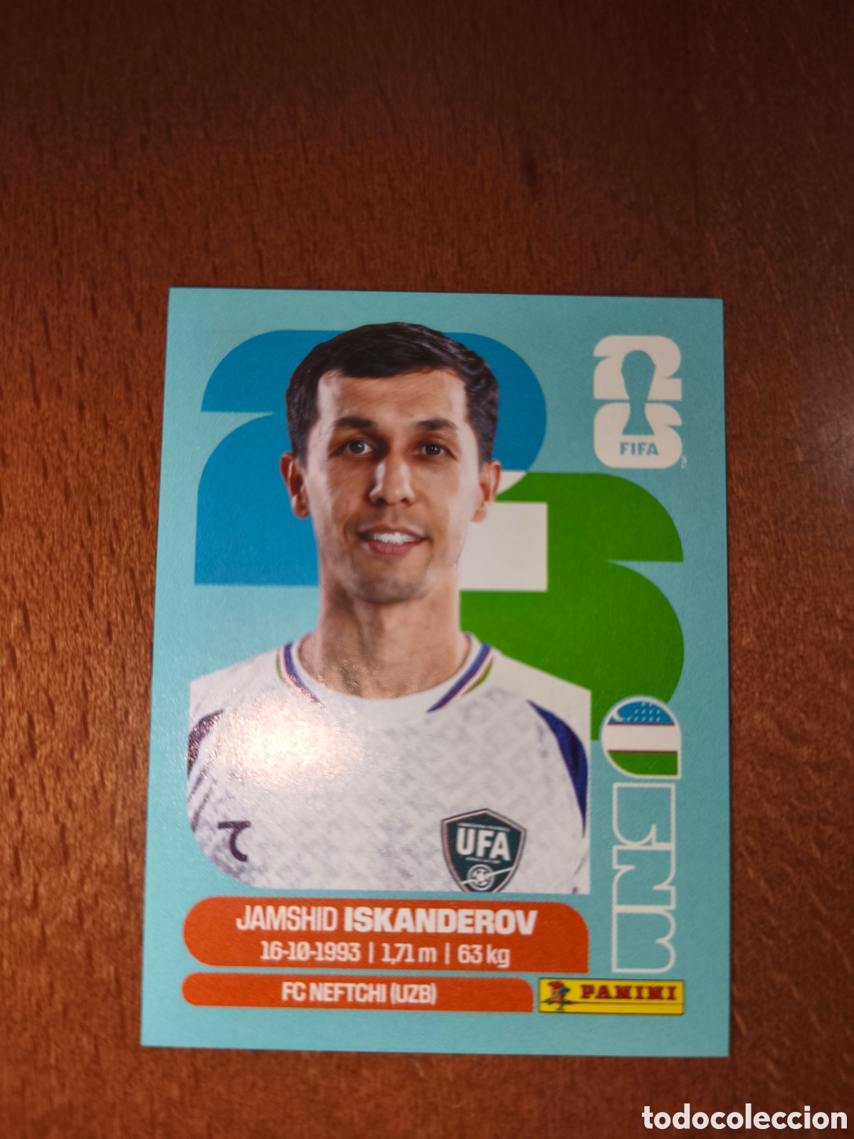 Cromos de F&uacute;tbol: UZB12 Jamshid Iskanderov Fifa World Cup 2026 Uzbekist&aacute;n