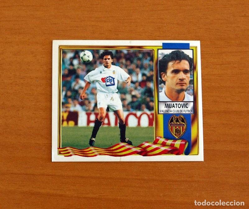 Cromos de F&uacute;tbol: Valencia - Mijatovic - Ediciones Este Liga 1995-1996, 95-96 - Nunca Pegado