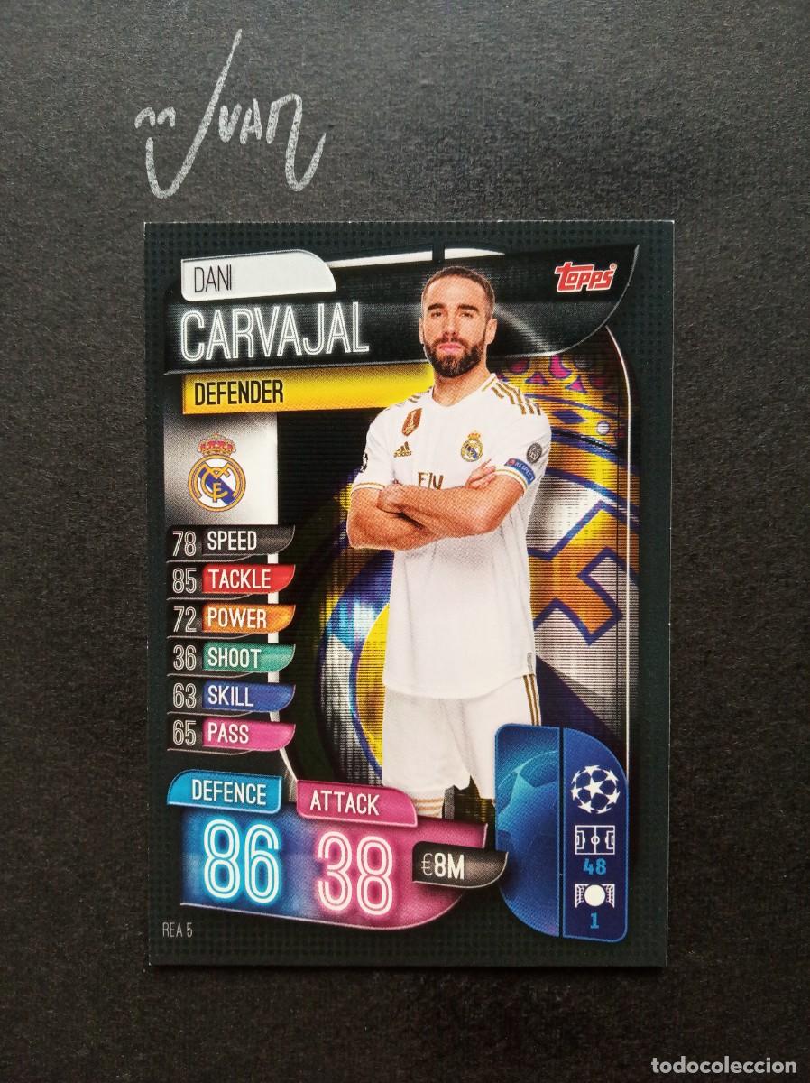 Cromos de F&uacute;tbol: REA 6 #159 CARVAJAL REAL MADRID ESPA&Ntilde;A ⚽ TOPPS &reg; MATCH ATTAX UEFA CHAMPIONS LEAGUE 2019 2020 19 20