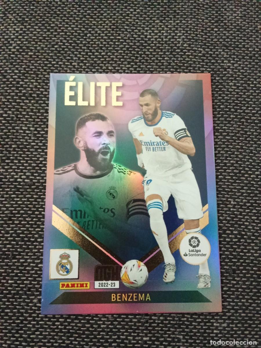 Cromos de F&uacute;tbol: 1 elite Benzema real Madrid megacracks 2022-23