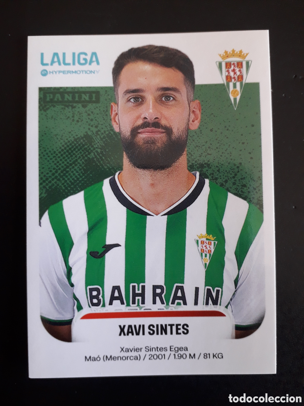 Figurine di Calcio: XAVI SINTES C&Oacute;RDOBA N&deg; 142 LALIGA HYPERMOTION 25 26 2025 2026 PANINI SIN PEGAR PEDIDO M&Iacute;NIMO 3&euro;