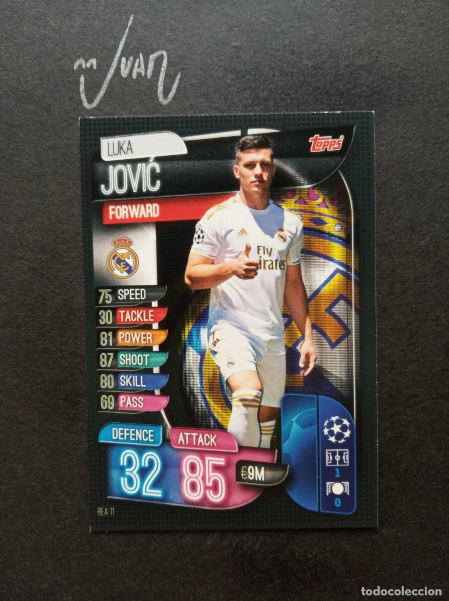 Cromos de Futebol: REA 11 #163 JOVIC REAL MADRID SERBIA ⚽ TOPPS &reg; MATCH ATTAX UEFA CHAMPIONS LEAGUE 2019 2020 19 20