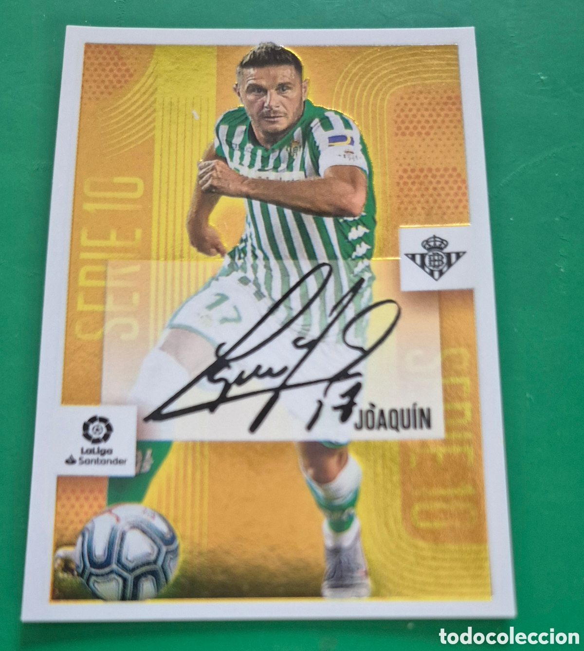 Cromos de Futebol: JOAQUIN SERIE 10 NUNCA PEGADO LIGA ESTE 2020 2021 20 21
