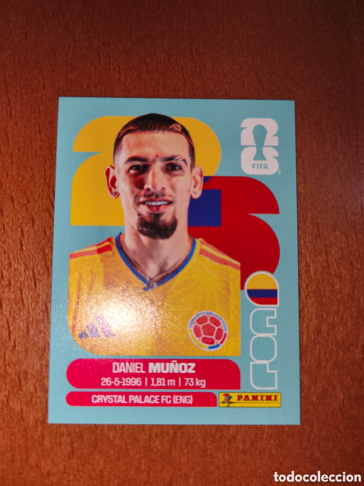 Cromos de F&uacute;tbol: COL6 Daniel Mu&ntilde;oz Fifa World Cup 2026 Colombia