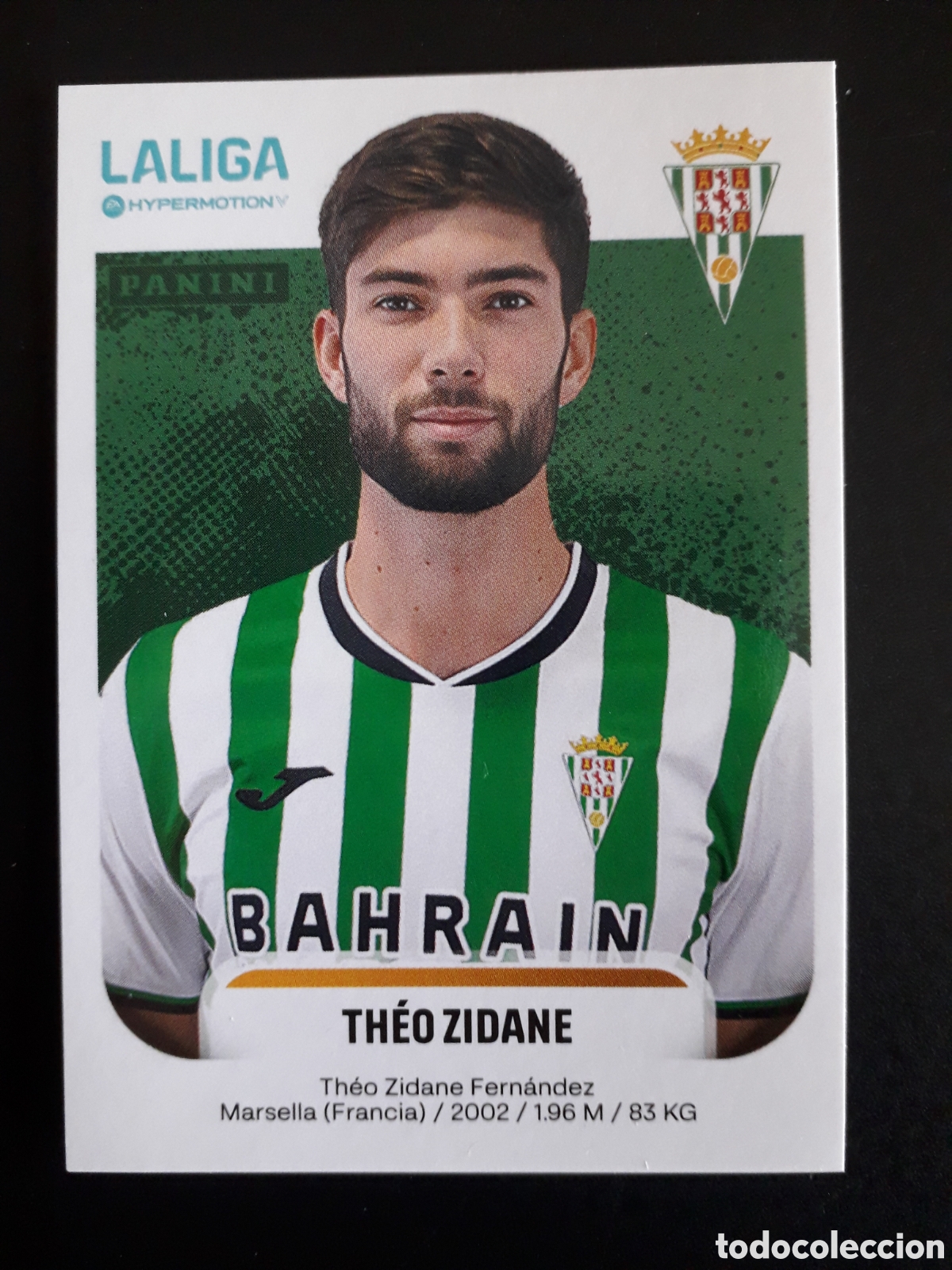 Cromos de F&uacute;tbol: TH&Eacute;O ZIDANE C&Oacute;RDOBA N&deg; 146 A LALIGA HYPERMOTION 25 26 2025 2026 PANINI SIN PEGAR PEDIDO M&Iacute;NIMO 3&euro;