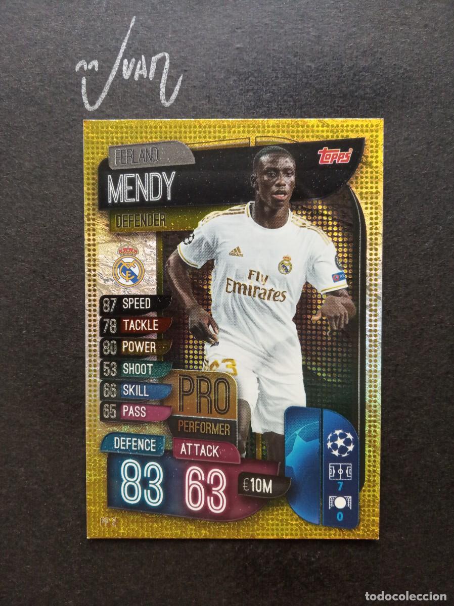 Cromos de F&uacute;tbol: PP 2 PRO PERFORMER REAL MADRID FRANCIA ⚽ TOPPS &reg; MATCH ATTAX UEFA CHAMPIONS LEAGUE 2019 2020 19 20
