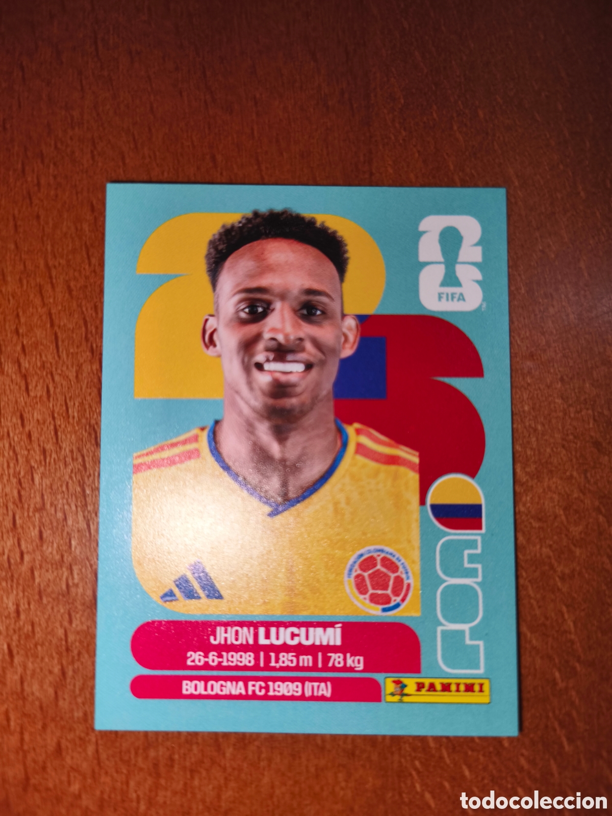 Cromos de F&uacute;tbol: COL8 Jhon Lucumi Fifa World Cup 2026 Colombia