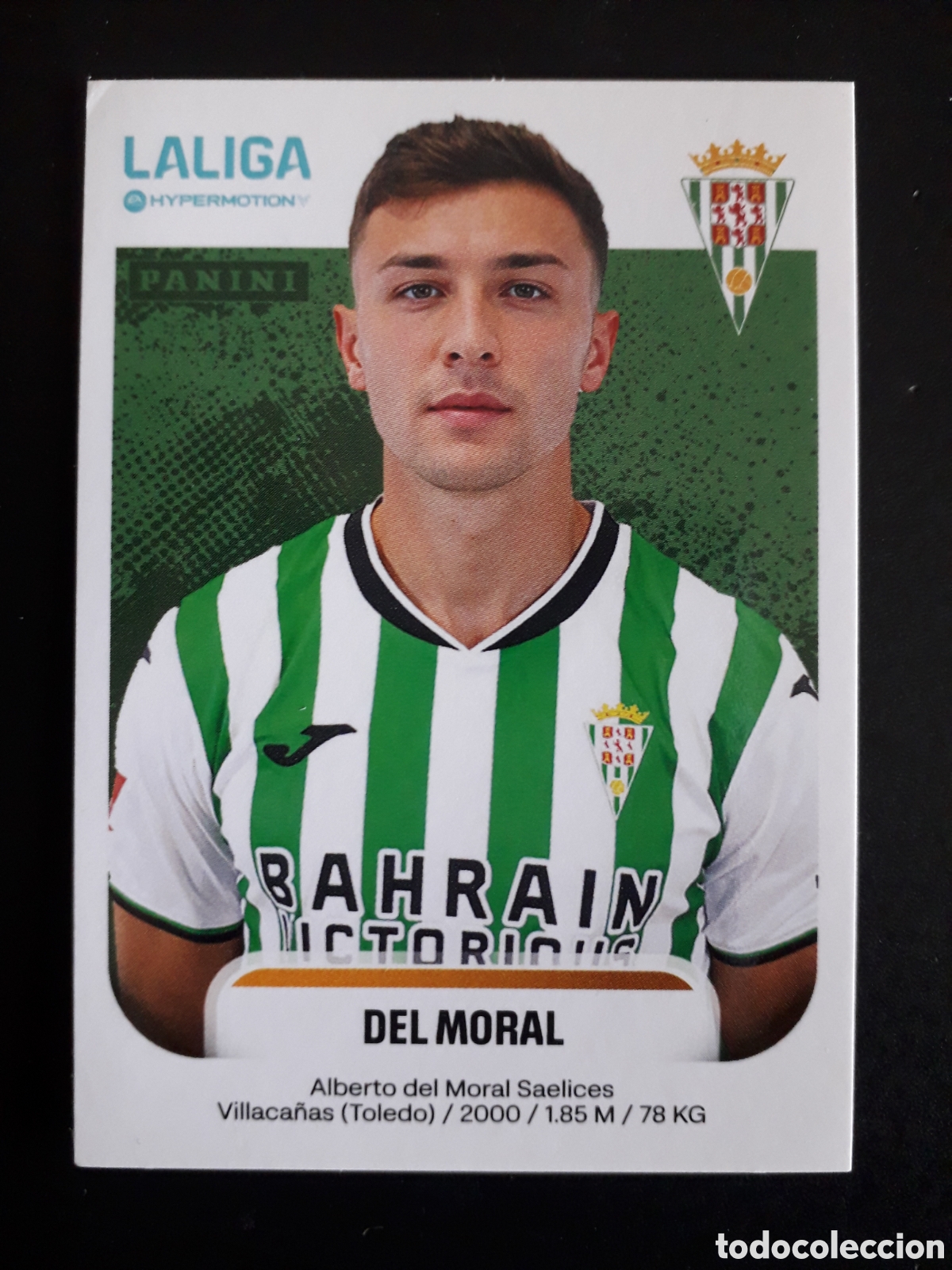 Cromos de F&uacute;tbol: DEL MORAL C&Oacute;RDOBA N&deg; 146 B LALIGA HYPERMOTION 25 26 2025 2026 PANINI SIN PEGAR PEDIDO M&Iacute;NIMO 3&euro;