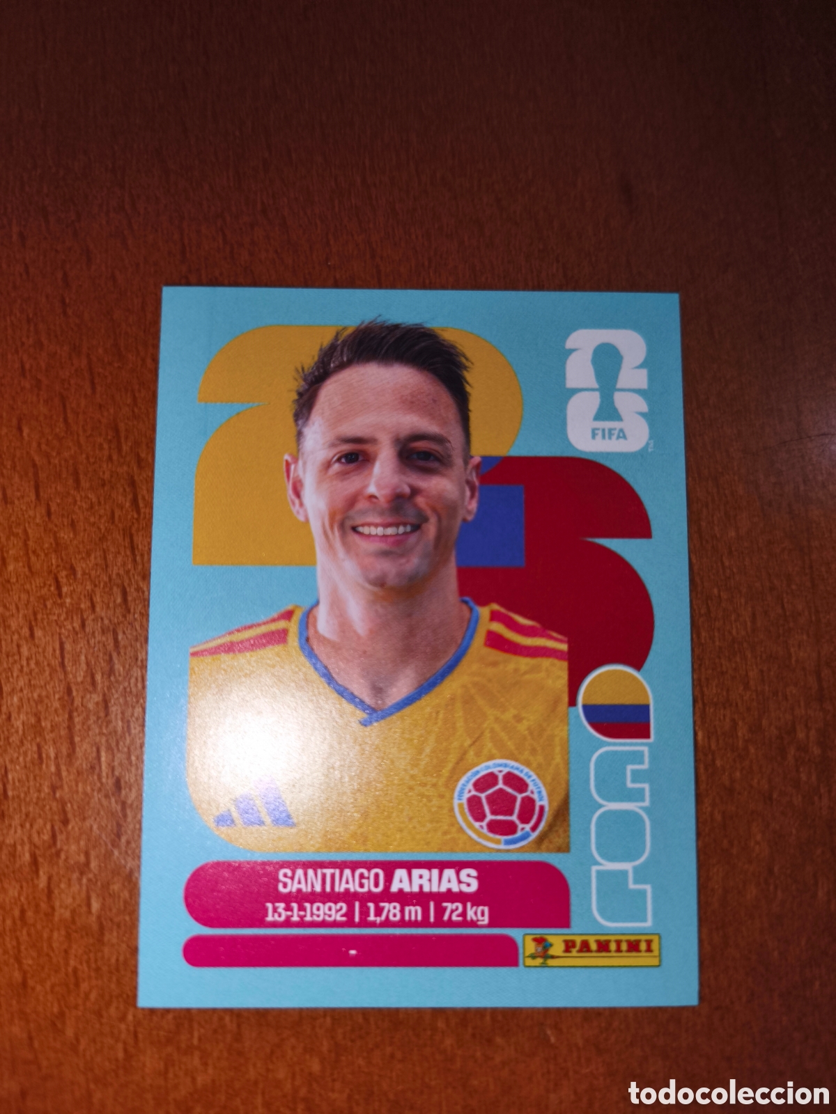 Cromos de F&uacute;tbol: COL9 Santiago Arias Fifa World Cup 2026 Colombia