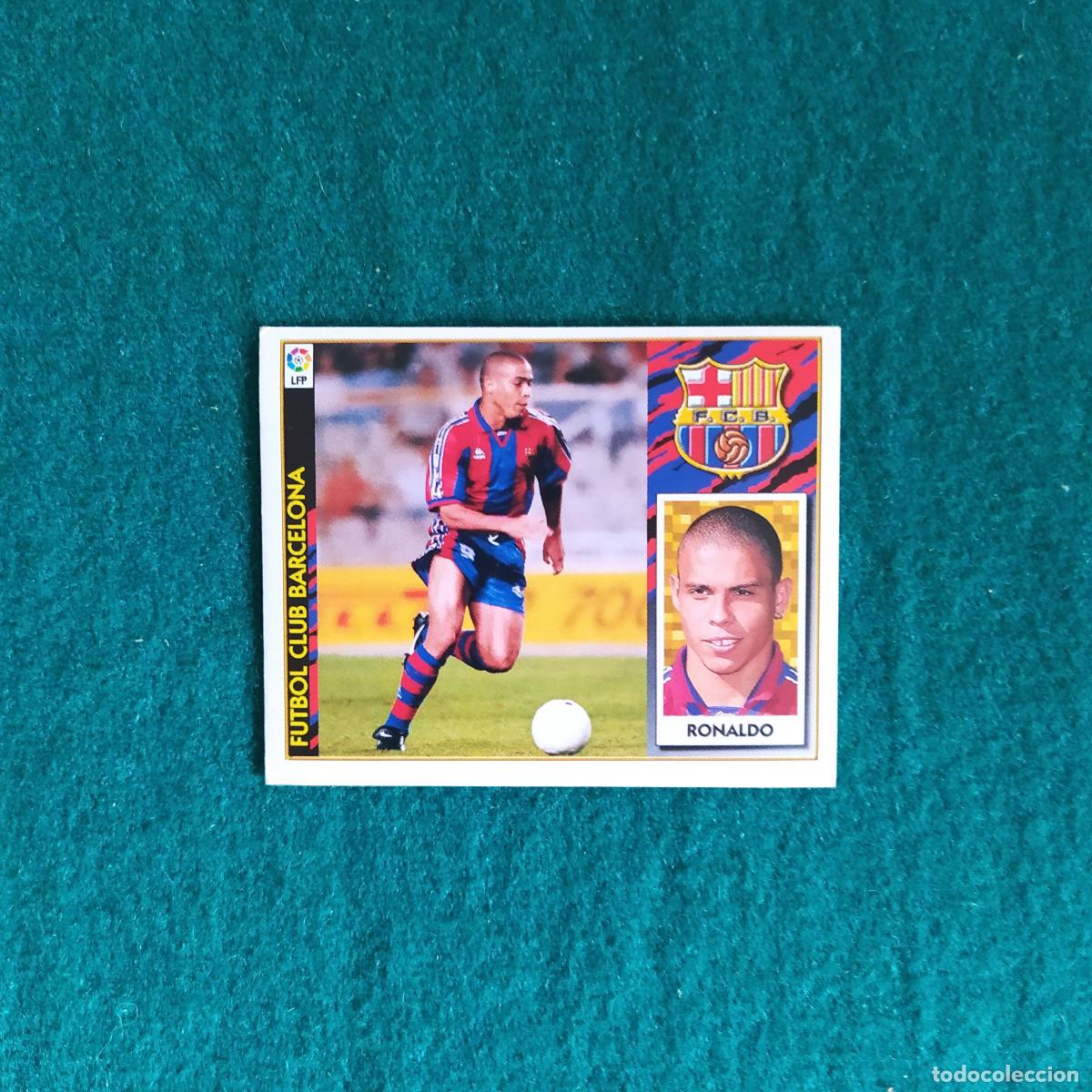 Cromos de F&uacute;tbol: RONALDO F. C. BARCELONA LIGA ESTE 1997 1998 97 98