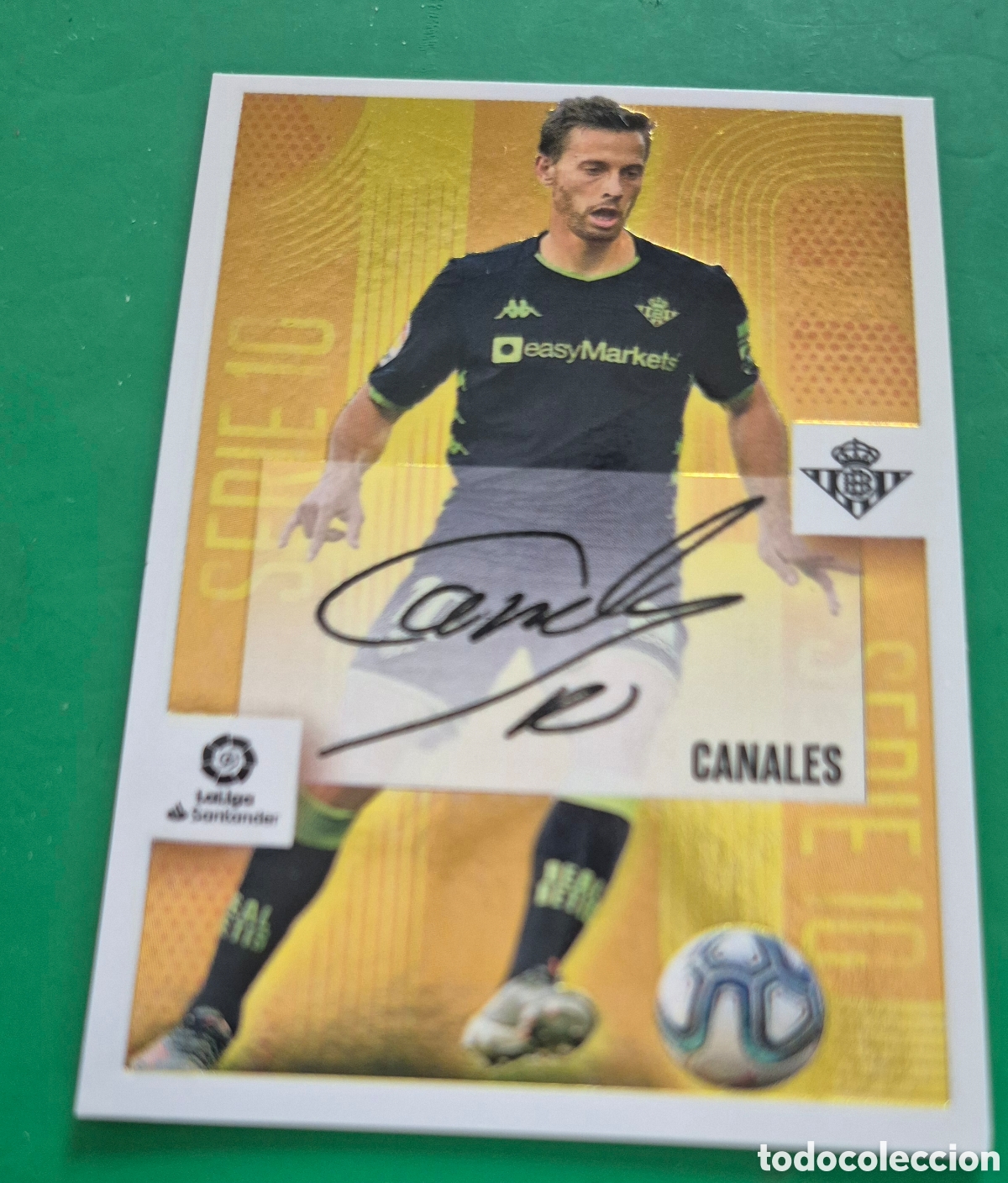 Cromos de F&uacute;tbol: CROMO CANALES 2 BETIS SERIE 10 LIGA 2020 2021 20 21 ESTE PANINI NUNCA PEGADO