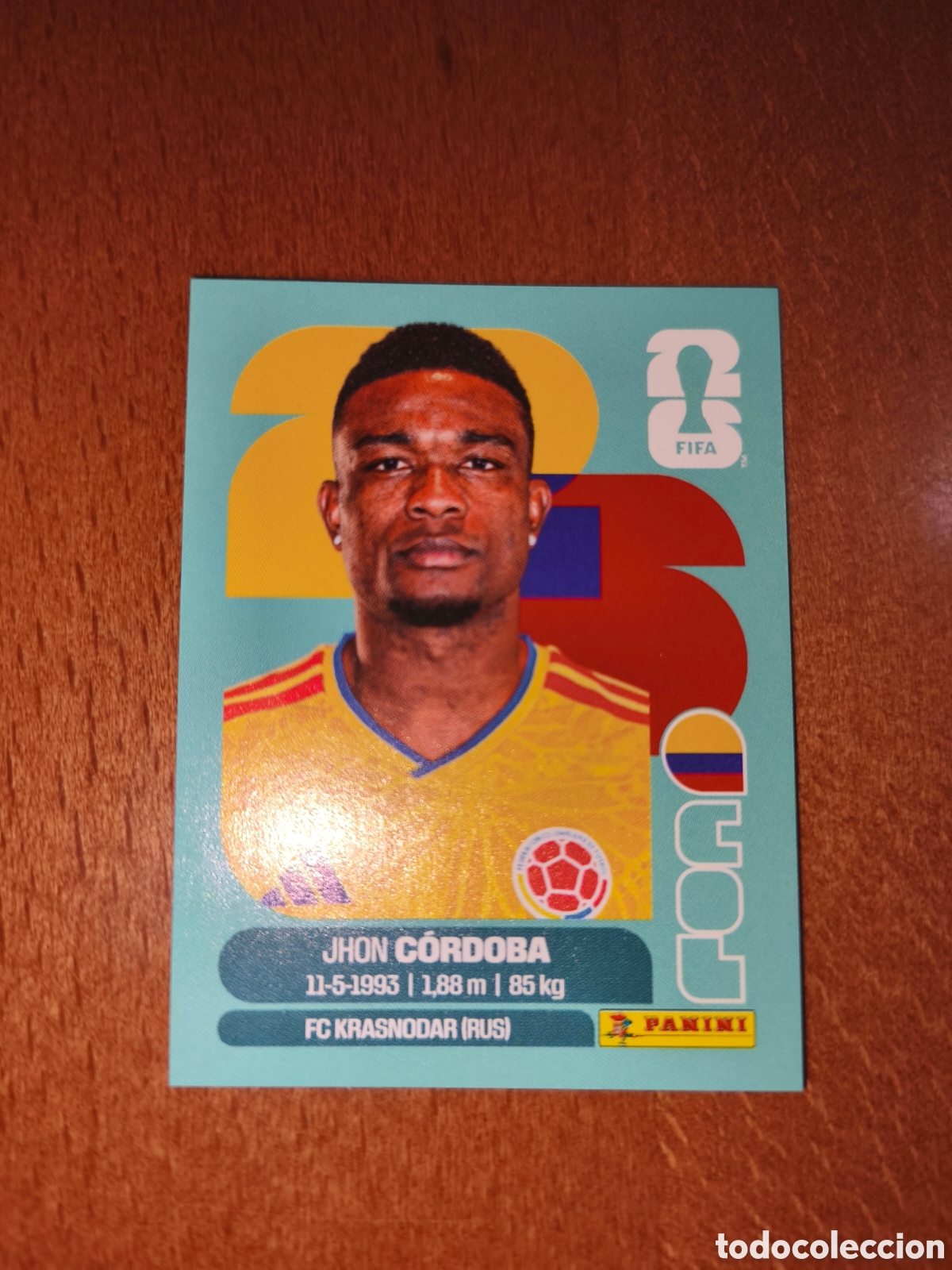 Cromos de F&uacute;tbol: COL18 Jhon C&oacute;rdoba Fifa World Cup 2026 Colombia