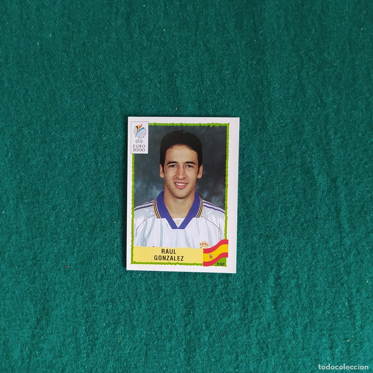 Cromos de F&uacute;tbol: 206 RAUL SELECCI&Oacute;N ESPA&Ntilde;OLA ESPA&Ntilde;A CROMO PANINI FUTBOL EURO 2000 EUROCOPA