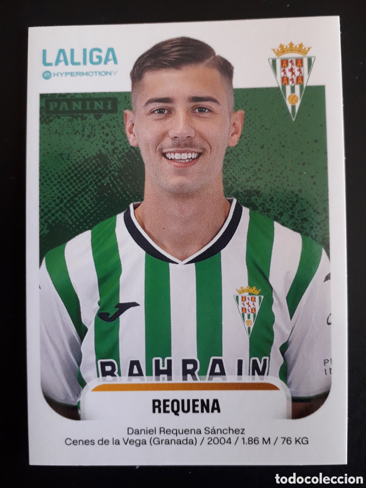 Cromos de F&uacute;tbol: REQUENA C&Oacute;RDOBA N&deg; 148 A LALIGA HYPERMOTION 25 26 2025 2026 PANINI SIN PEGAR PEDIDO M&Iacute;NIMO 3&euro;
