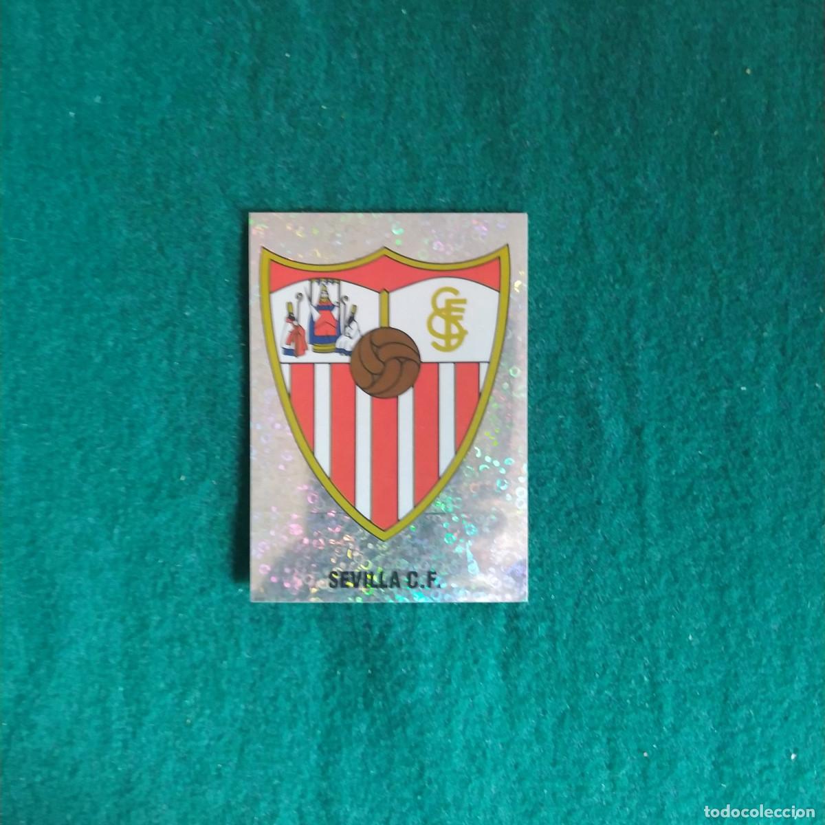 Cromos de F&uacute;tbol: Liga 1995 1996 95 96 panini escudo rayas doradas Sevilla