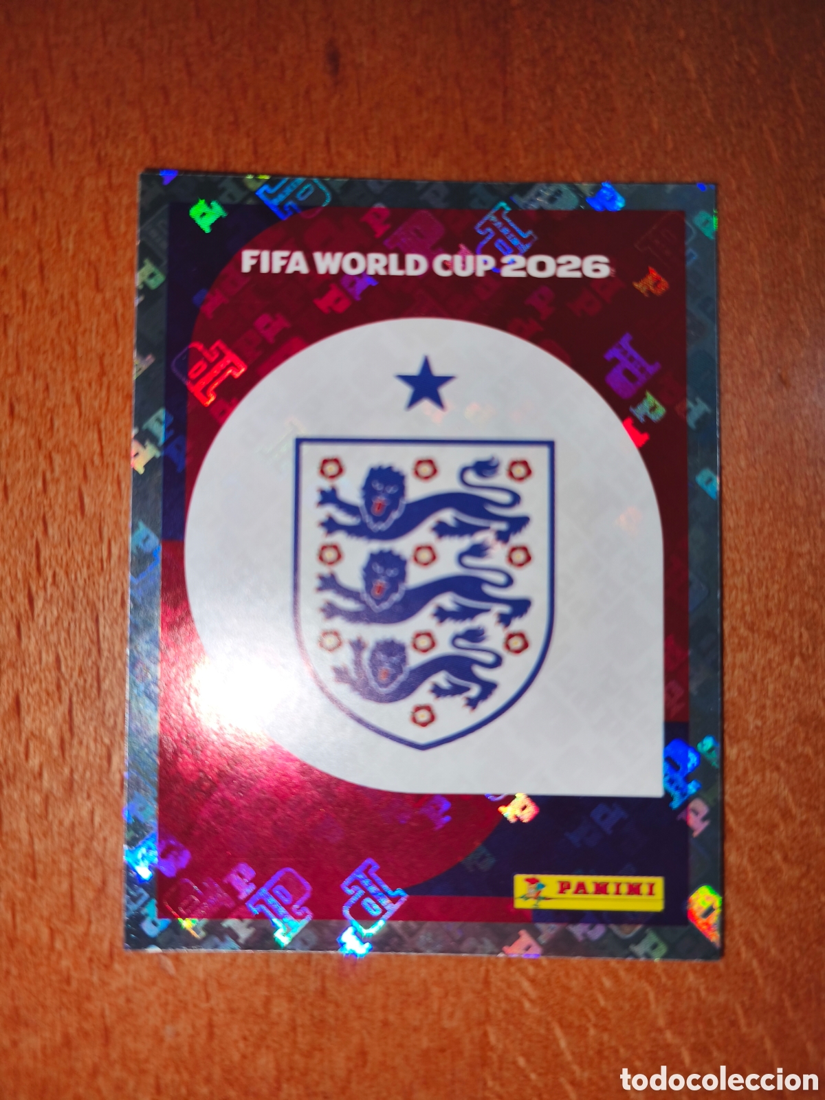 Cromos de F&uacute;tbol: ENG1 Escudo Fifa World Cup 2026 Inglaterra