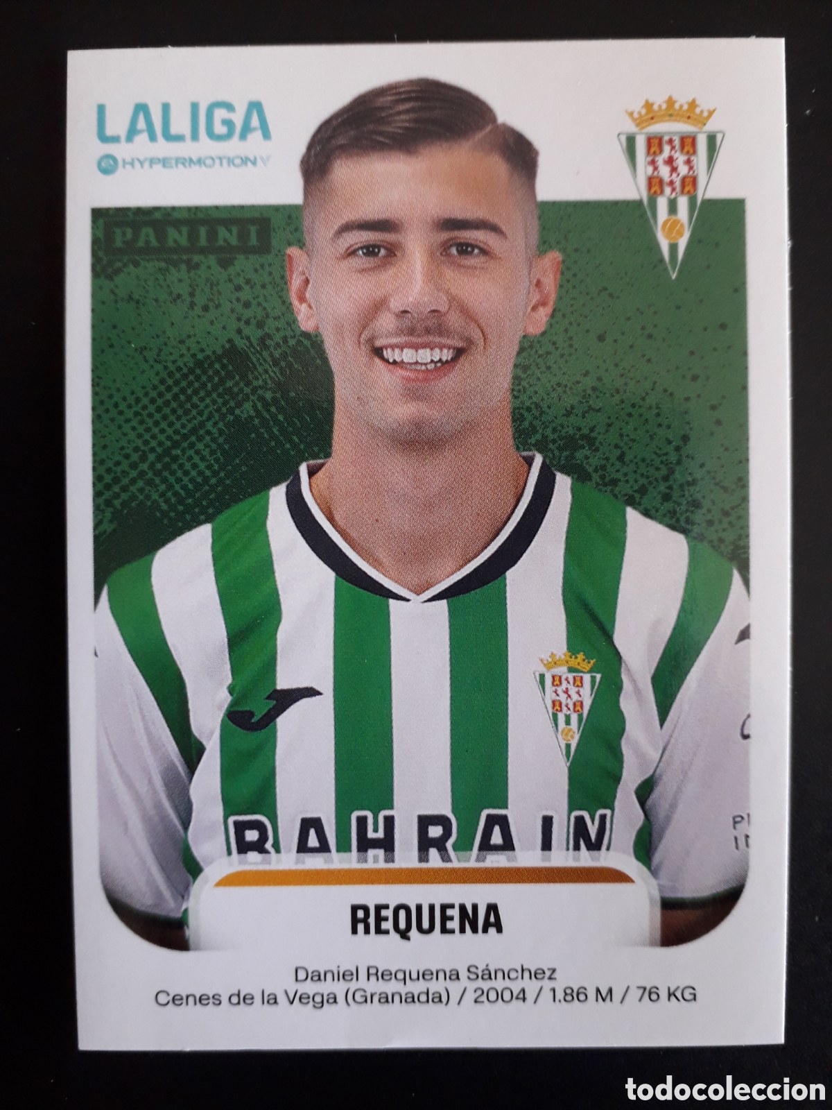 Cromos de F&uacute;tbol: REQUENA C&Oacute;RDOBA N&deg; 148 A LALIGA HYPERMOTION 25 26 2025 2026 PANINI SIN PEGAR PEDIDO M&Iacute;NIMO 3&euro;