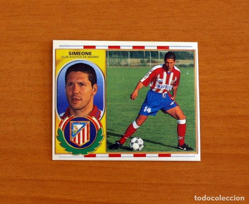 Cromos de F&uacute;tbol: Atletico Madrid - Simeone - Ediciones Este Liga 1996-1997, 96-97 - Nunca Pegado