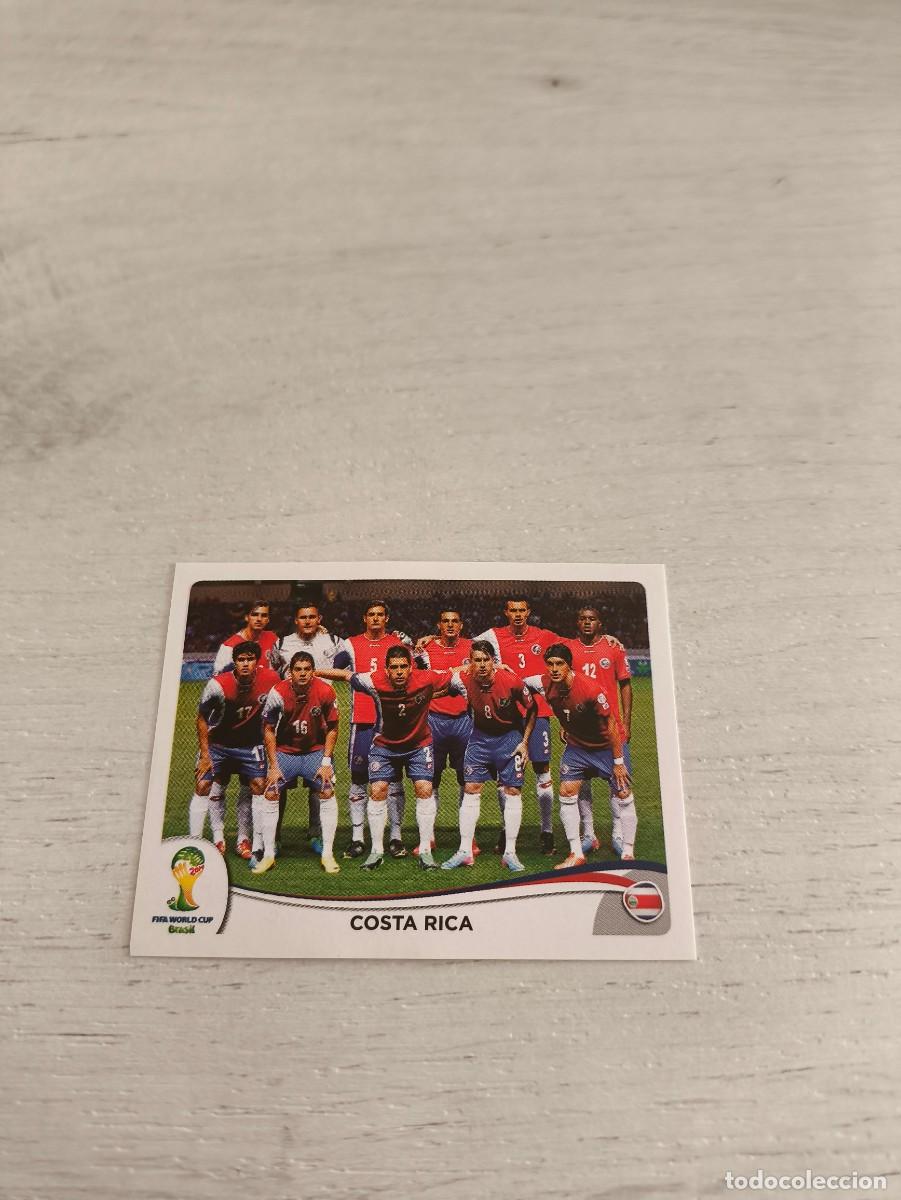 Cromos de F&uacute;tbol: 280 EQUIPO TEAM COSTA RICA PANINI FIFA MUNDIAL WORLD CUP BRASIL 2014 NO LIGA ESTE