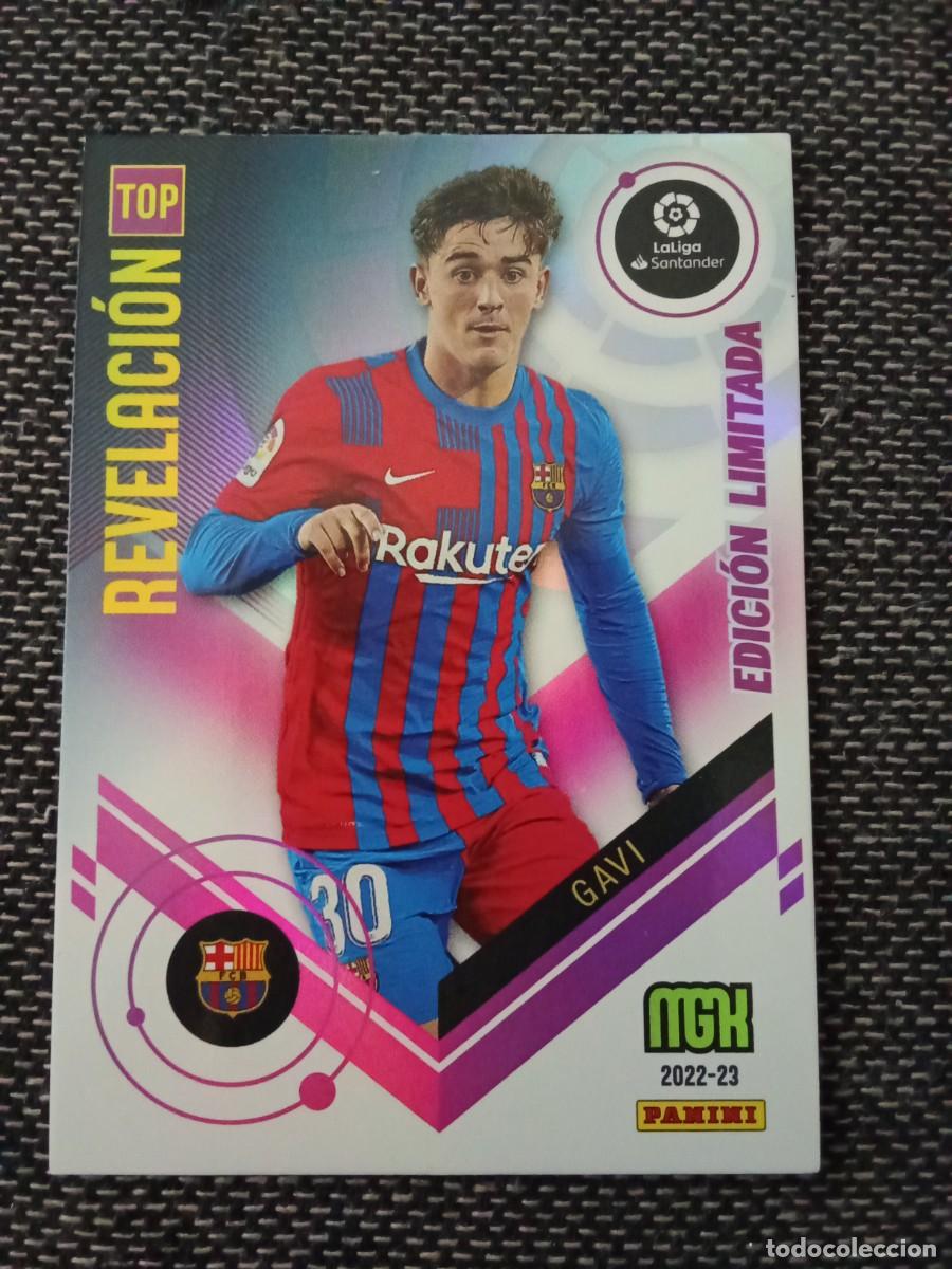 Cromos de F&uacute;tbol: Gavi top revalorizaci&oacute;n FC Barcelona edici&oacute;n limitada megacracks 2022-23