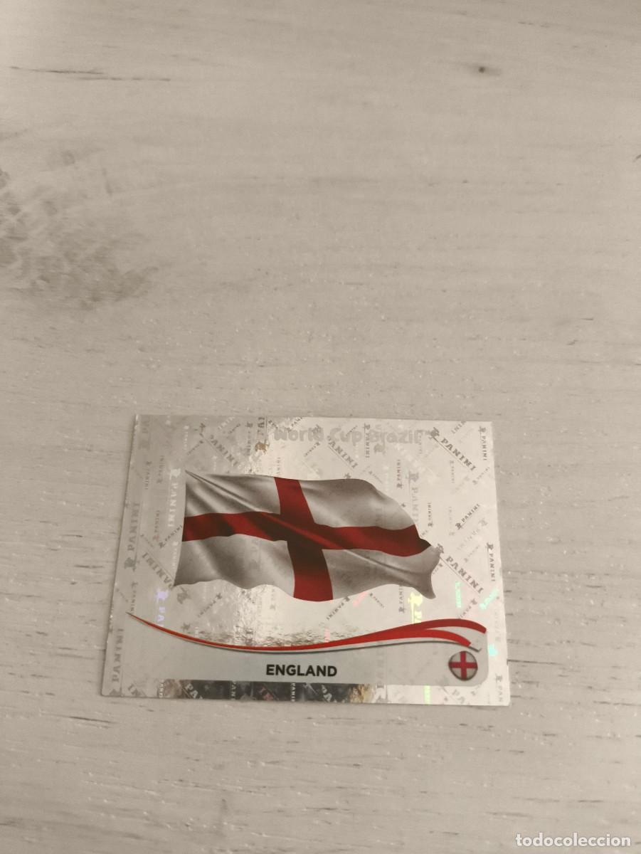 Cromos de F&uacute;tbol: 298 ESCUDO EMBLEMA INGLATERRA PANINI FIFA MUNDIAL WORLD CUP BRASIL 2014 NO LIGA ESTE