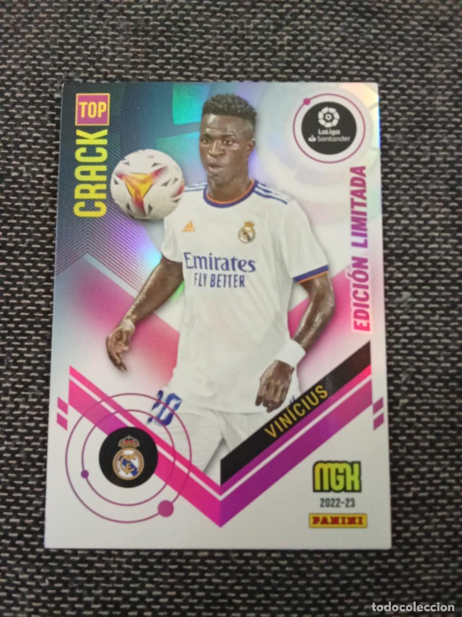 Cromos de F&uacute;tbol: Vinicius top crack edici&oacute;n limitada real Madrid megacracks 2022-23