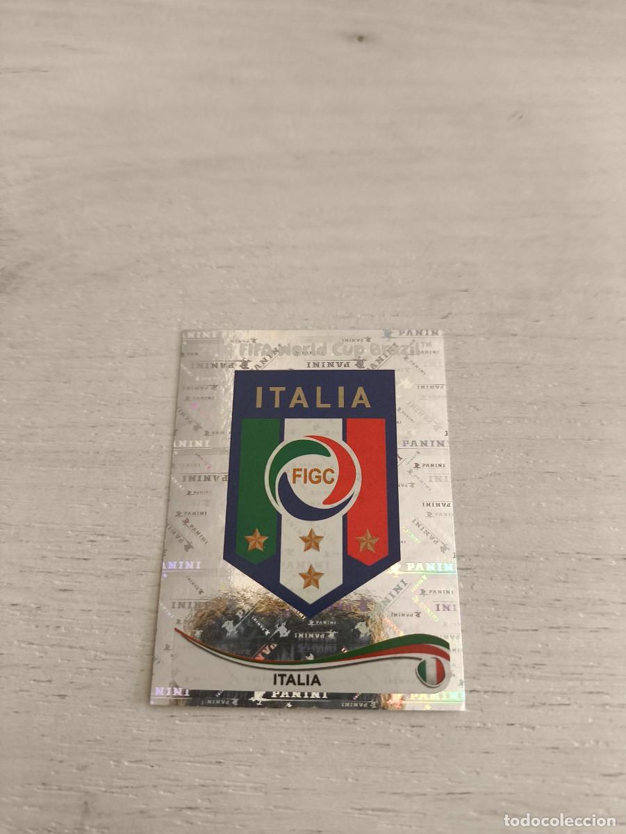 Cromos de F&uacute;tbol: 317 ESCUDO EMBLEMA ITALIA PANINI FIFA MUNDIAL WORLD CUP BRASIL 2014 NO LIGA ESTE