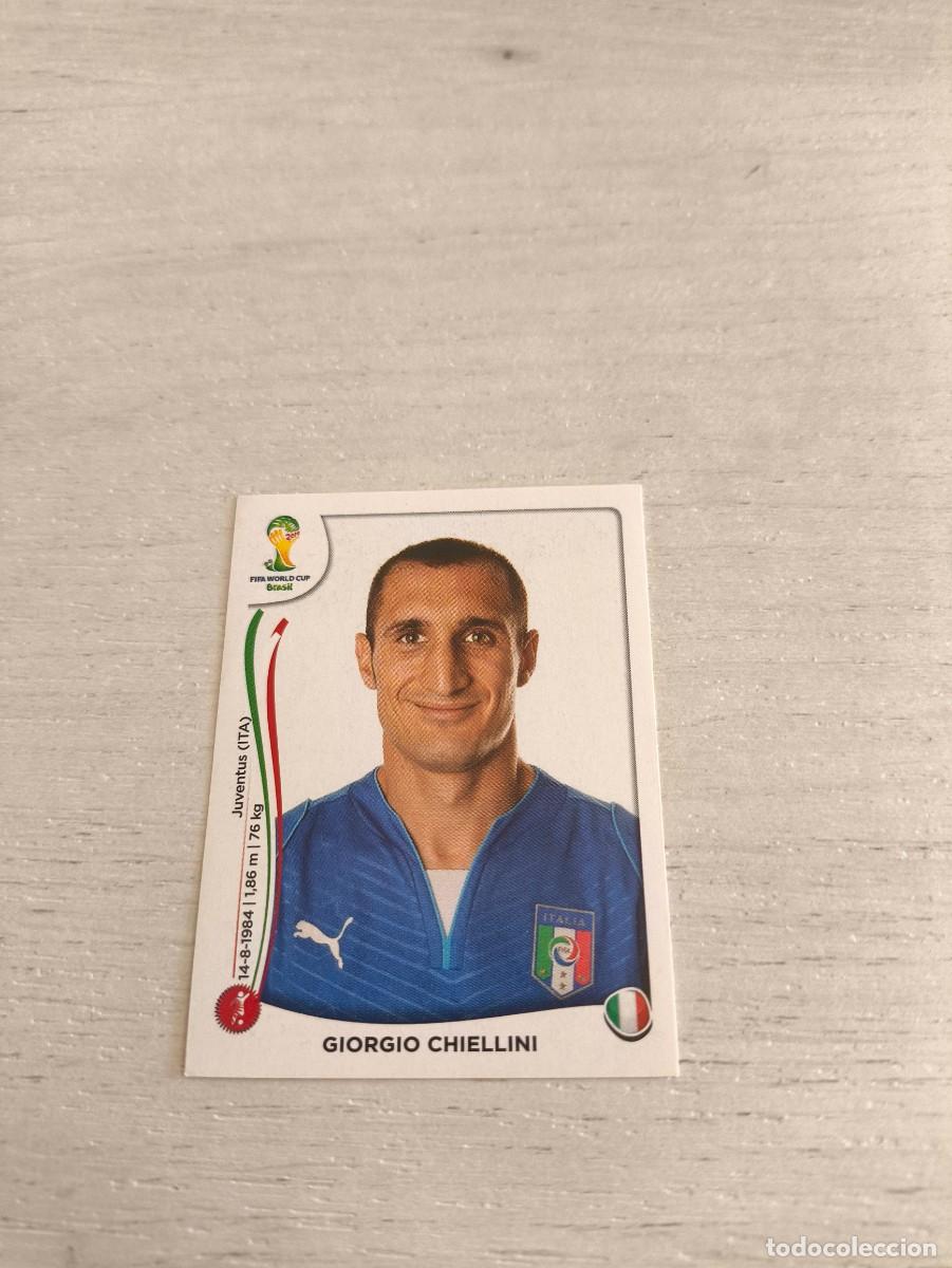 Cromos de F&uacute;tbol: 322 Giorgio Chiellini ITALIA PANINI FIFA MUNDIAL WORLD CUP BRASIL 2014 NO LIGA ESTE