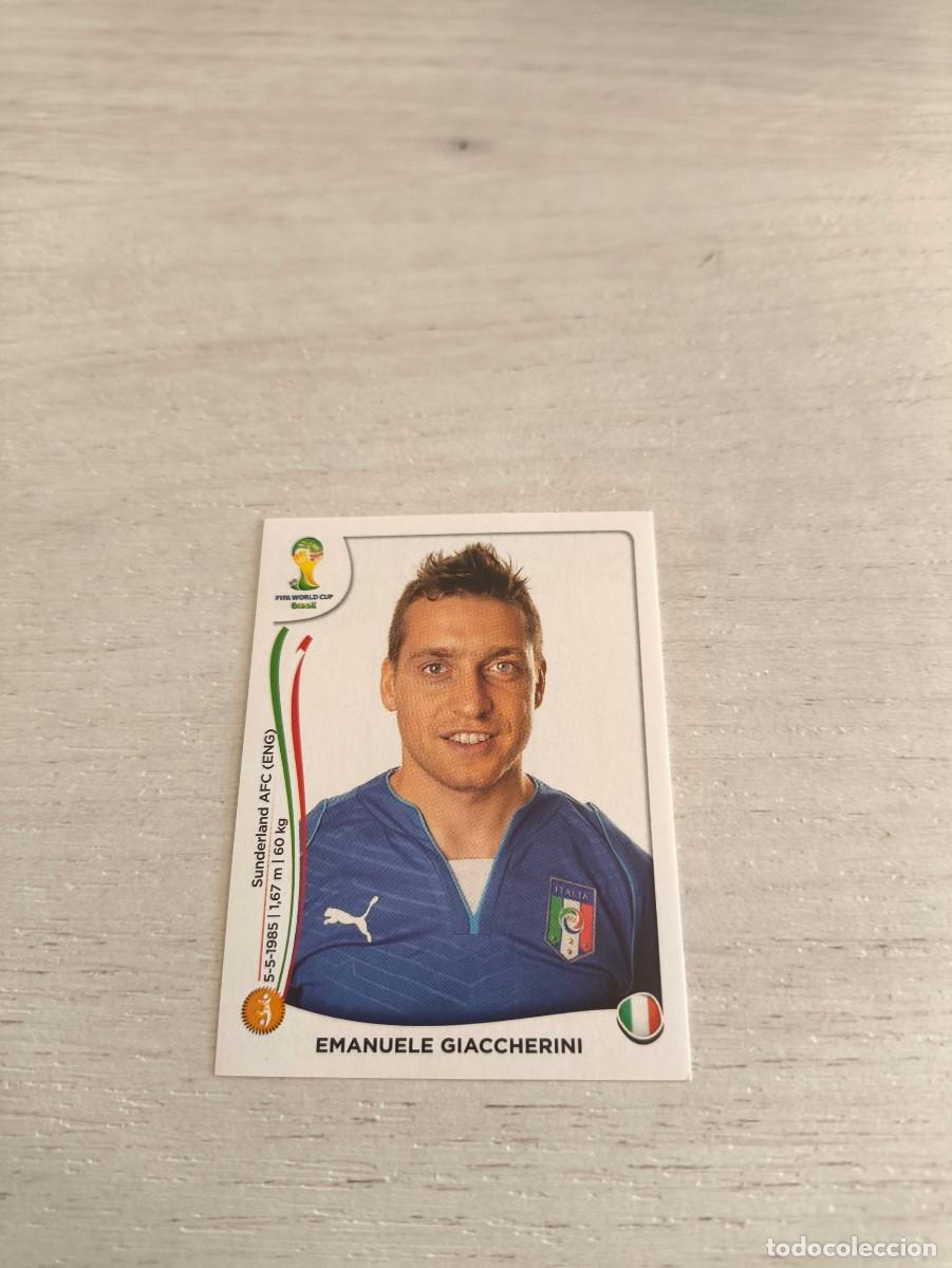 Fu&szlig;ball-Sticker: 330 Emanuele Giaccherini ITALIA PANINI FIFA MUNDIAL WORLD CUP BRASIL 2014 NO LIGA ESTE