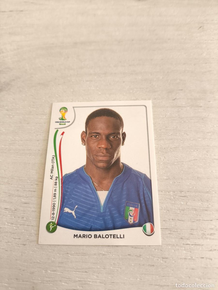 Cromos de F&uacute;tbol: 335 Mario Balotelli ITALIA PANINI FIFA MUNDIAL WORLD CUP BRASIL 2014 NO LIGA ESTE