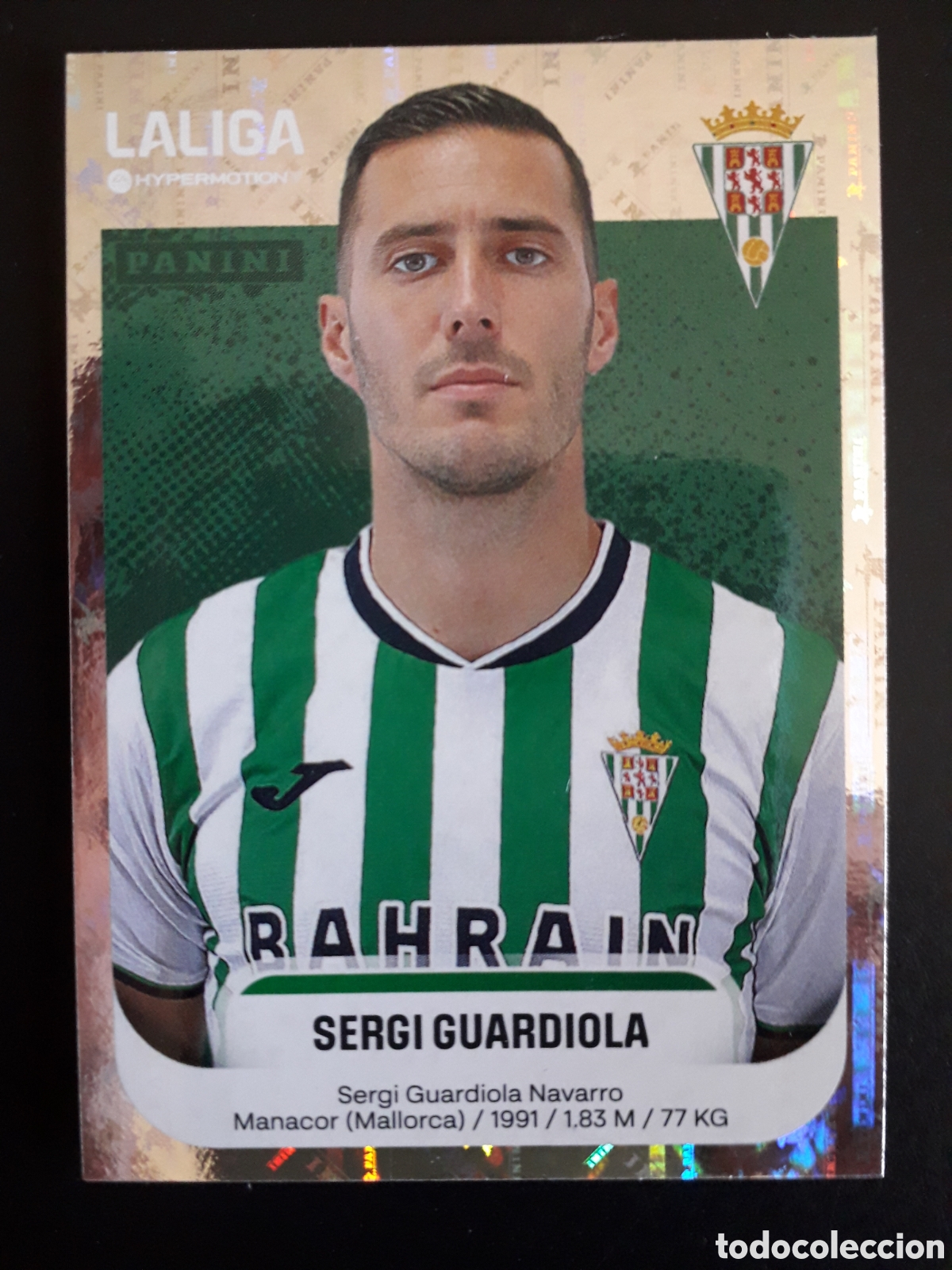 Cromos de F&uacute;tbol: SERGI GUARDIOLA C&Oacute;RDOBA N&deg; 153 LALIGA HYPERMOTION 25 26 2025 2026 PANINI SIN PEGAR PEDIDO M&Iacute;NIMO 3&euro;.