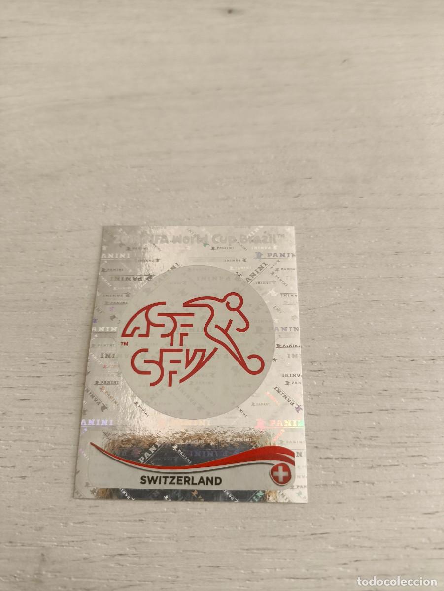 Cromos de F&uacute;tbol: 336 ESCUDO EMBLEMA SUIZA PANINI FIFA MUNDIAL WORLD CUP BRASIL 2014 NO LIGA ESTE