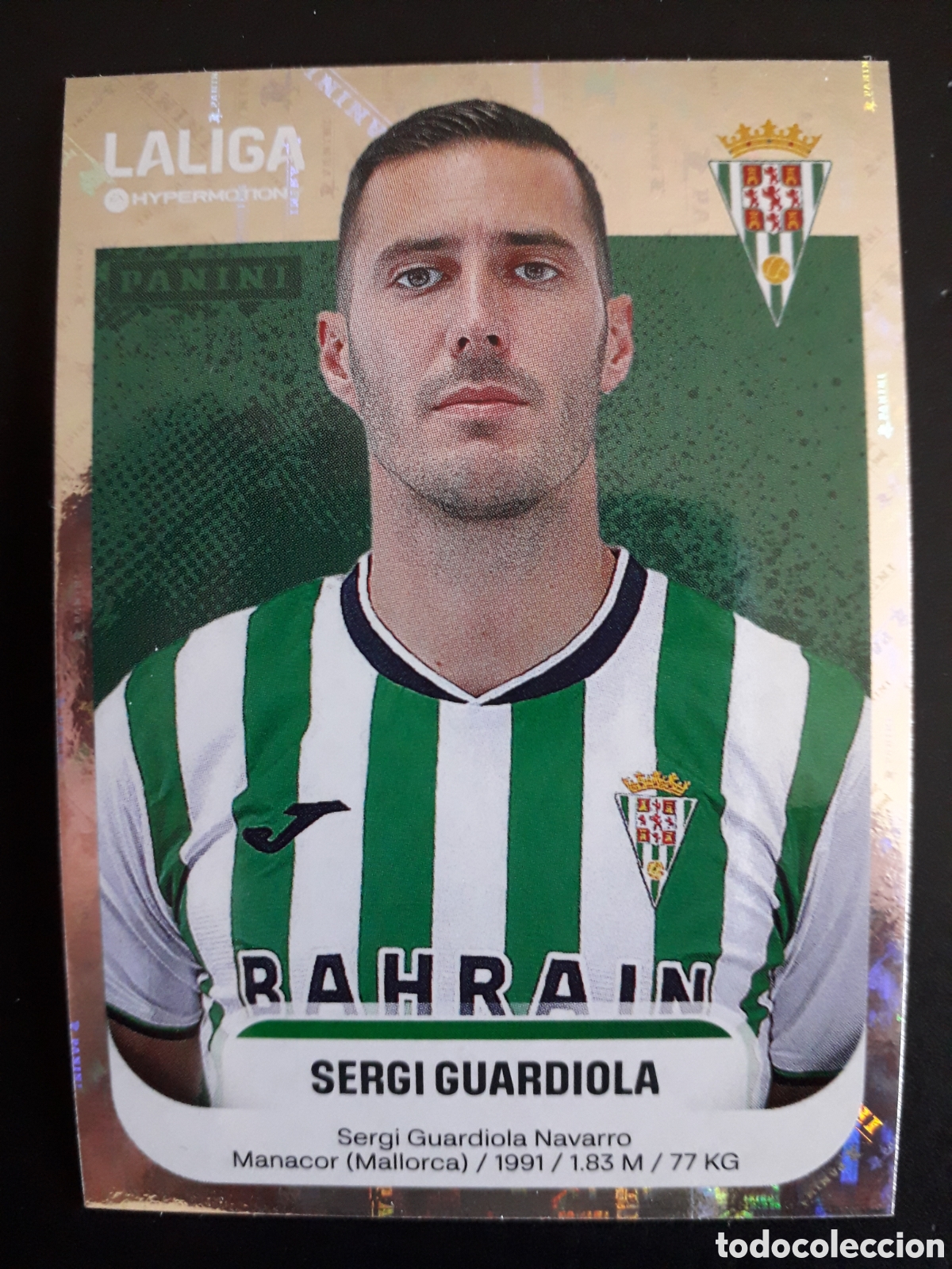 Cromos de F&uacute;tbol: SERGI GUARDIOLA C&Oacute;RDOBA N&deg; 153 LALIGA HYPERMOTION 25 26 2025 2026 PANINI SIN PEGAR PEDIDO M&Iacute;NIMO 3&euro;.
