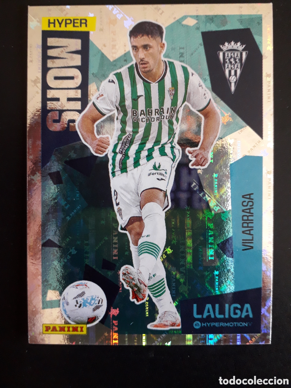 Cromos de F&uacute;tbol: VILARRASA C&Oacute;RDOBA SHOW N&deg; 153 LALIGA HYPERMOTION 25 26 2025 2026 PANINI SIN PEGAR PEDIDO M&Iacute;NIMO 3&euro;.