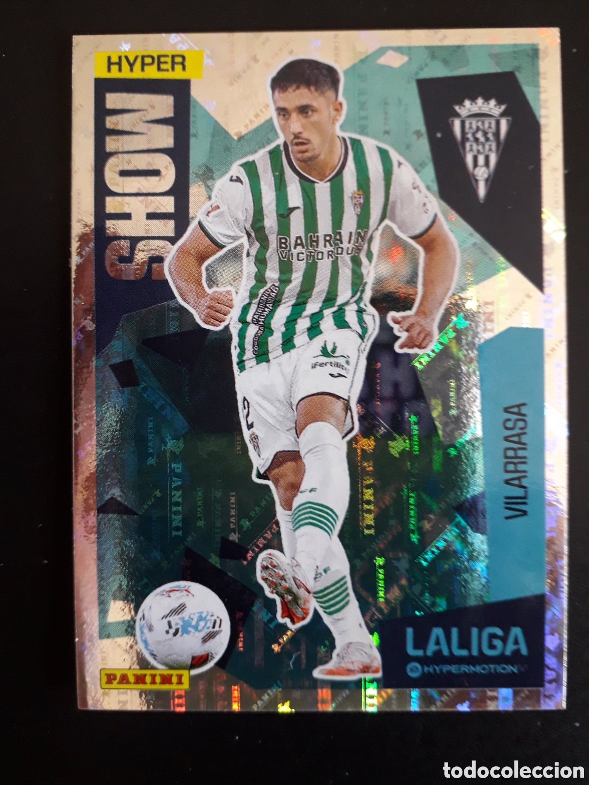Cromos de F&uacute;tbol: VILARRASA C&Oacute;RDOBA SHOW N&deg; 153 LALIGA HYPERMOTION 25 26 2025 2026 PANINI SIN PEGAR PEDIDO M&Iacute;NIMO 3&euro;.