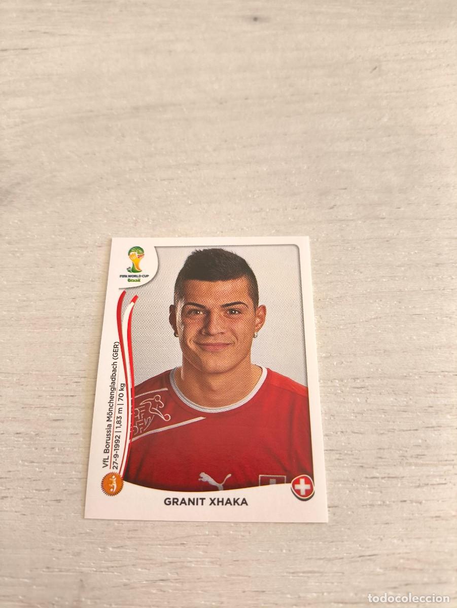 Cromos de F&uacute;tbol: 349 Granit Xhaka SUIZA PANINI FIFA MUNDIAL WORLD CUP BRASIL 2014 NO LIGA ESTE