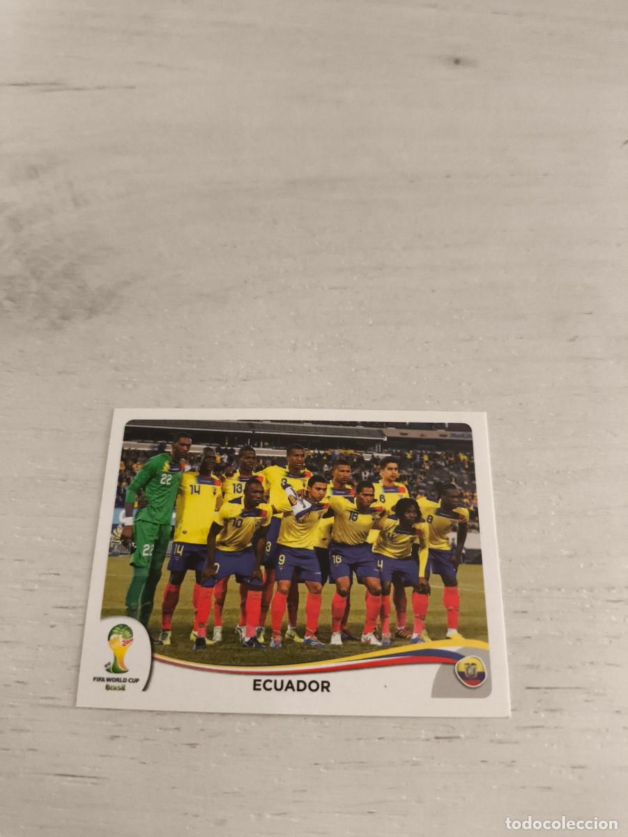 Figurine di Calcio: 356 EQUIPO TEAM ECUADOR PANINI FIFA MUNDIAL WORLD CUP BRASIL 2014 NO LIGA ESTE